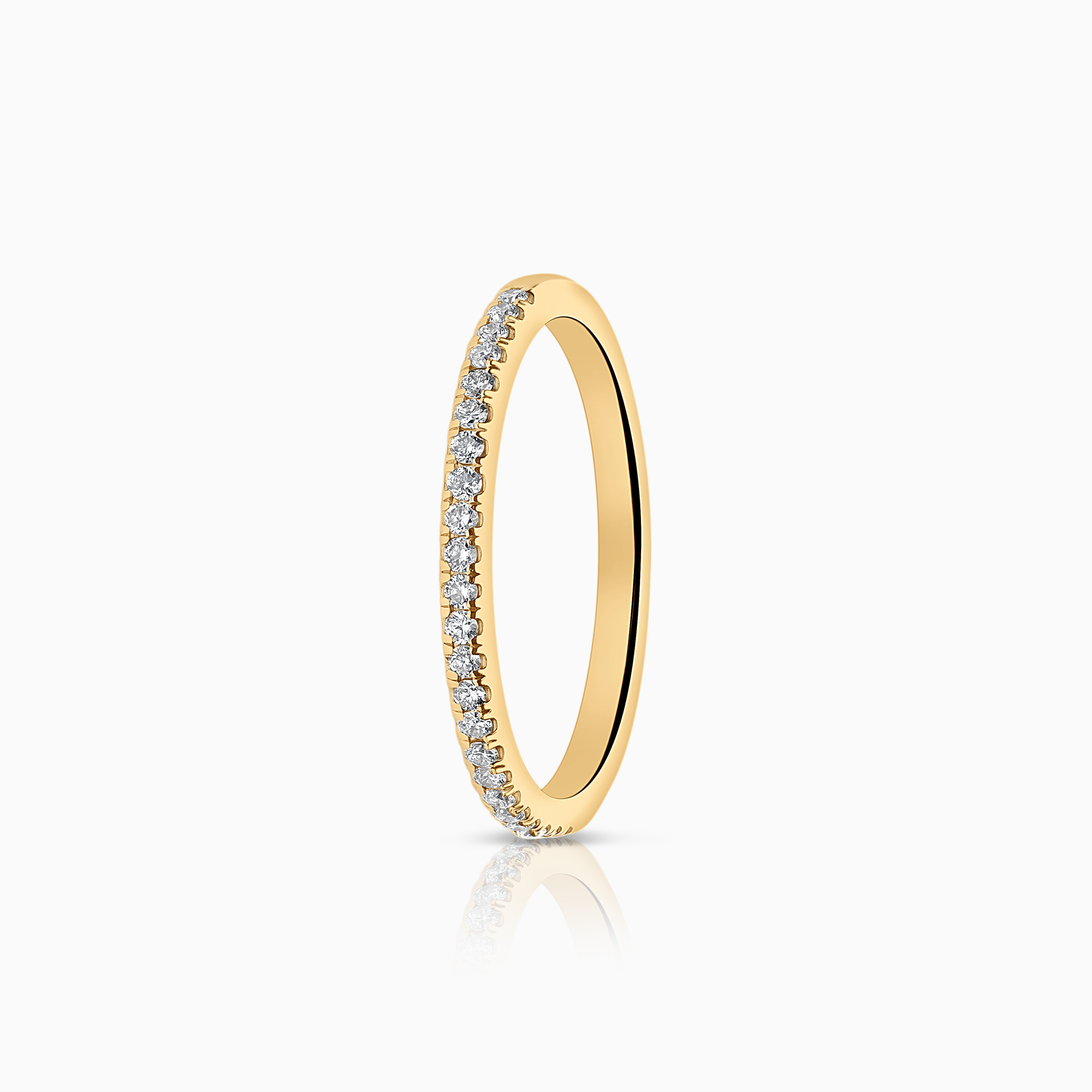 Alliansring 0,23ct 18K guld