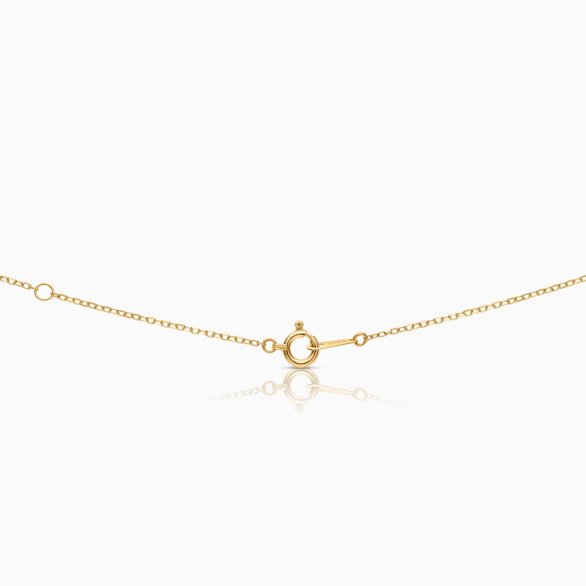Halsband med diamanthänge 0,10ct 18K rödguld