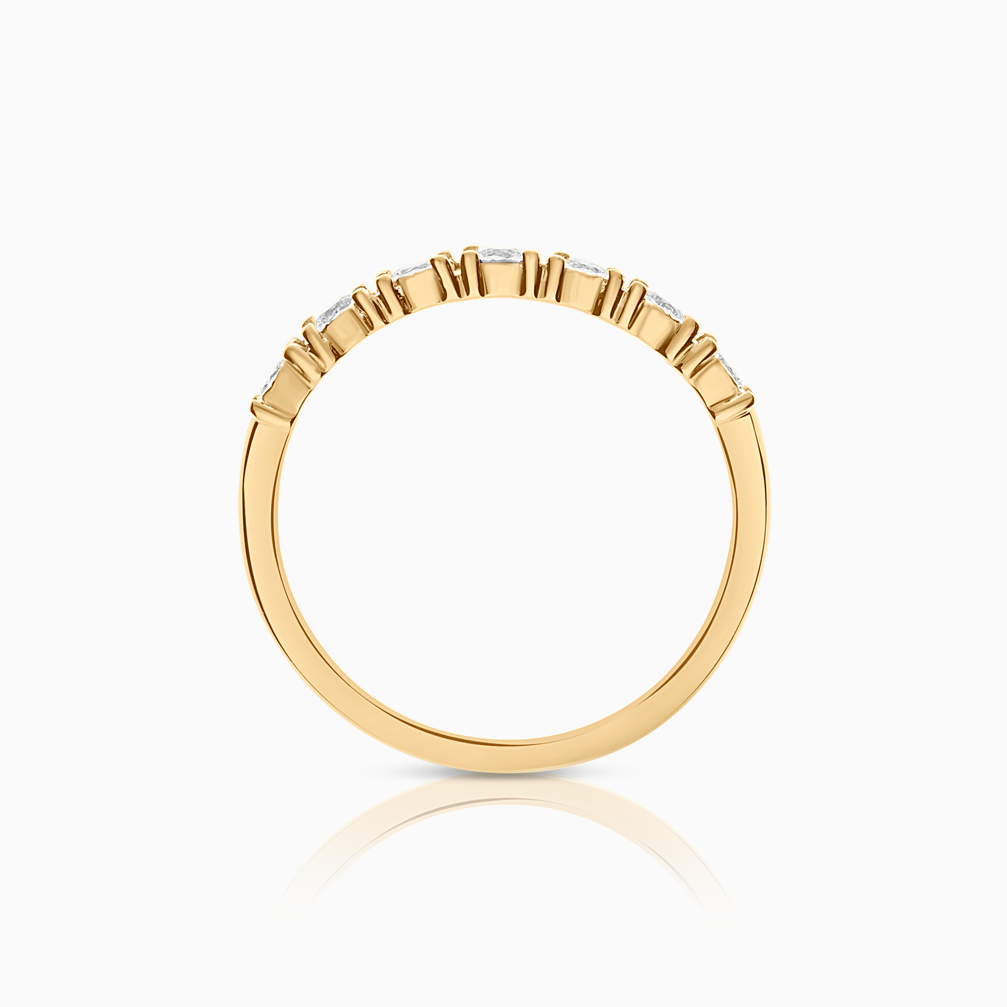 Alliansring 0,22ct 18K guld