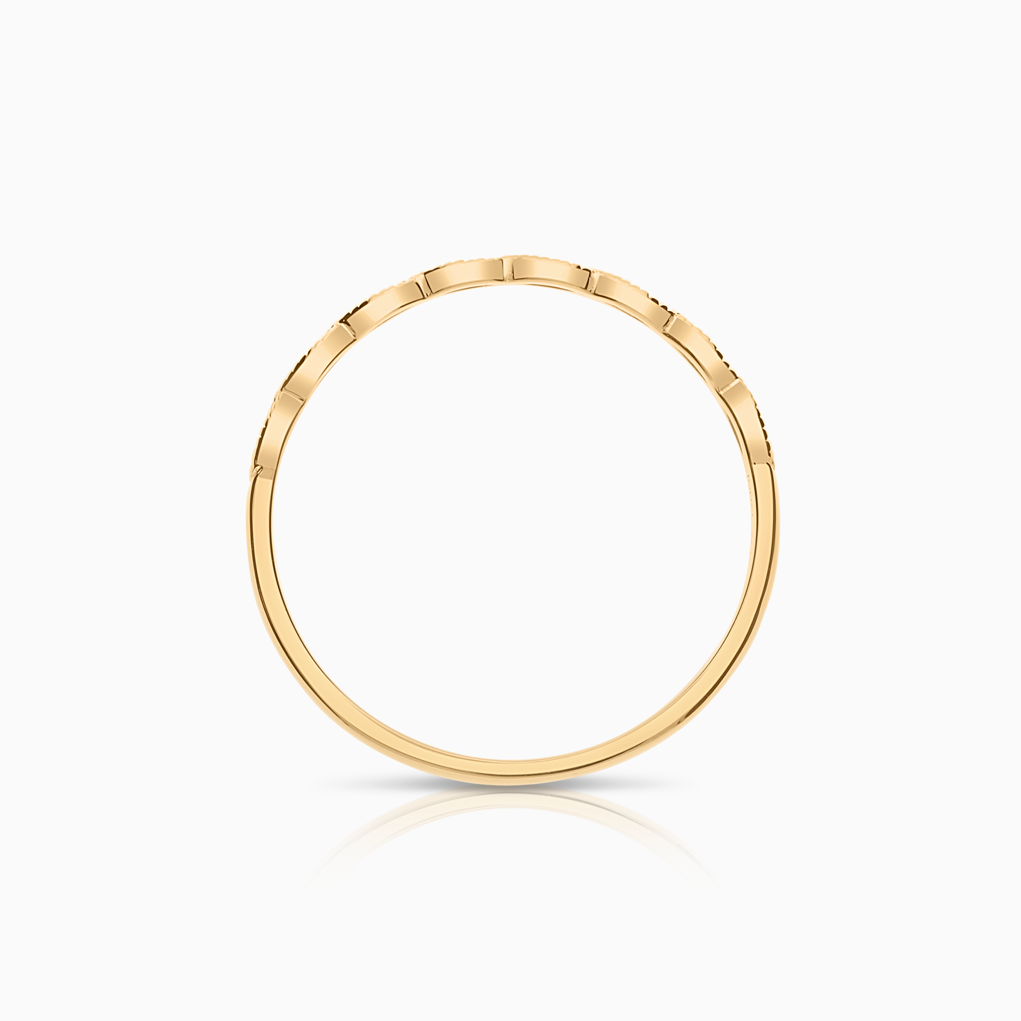 Alliansring 0,05ct 18K guld