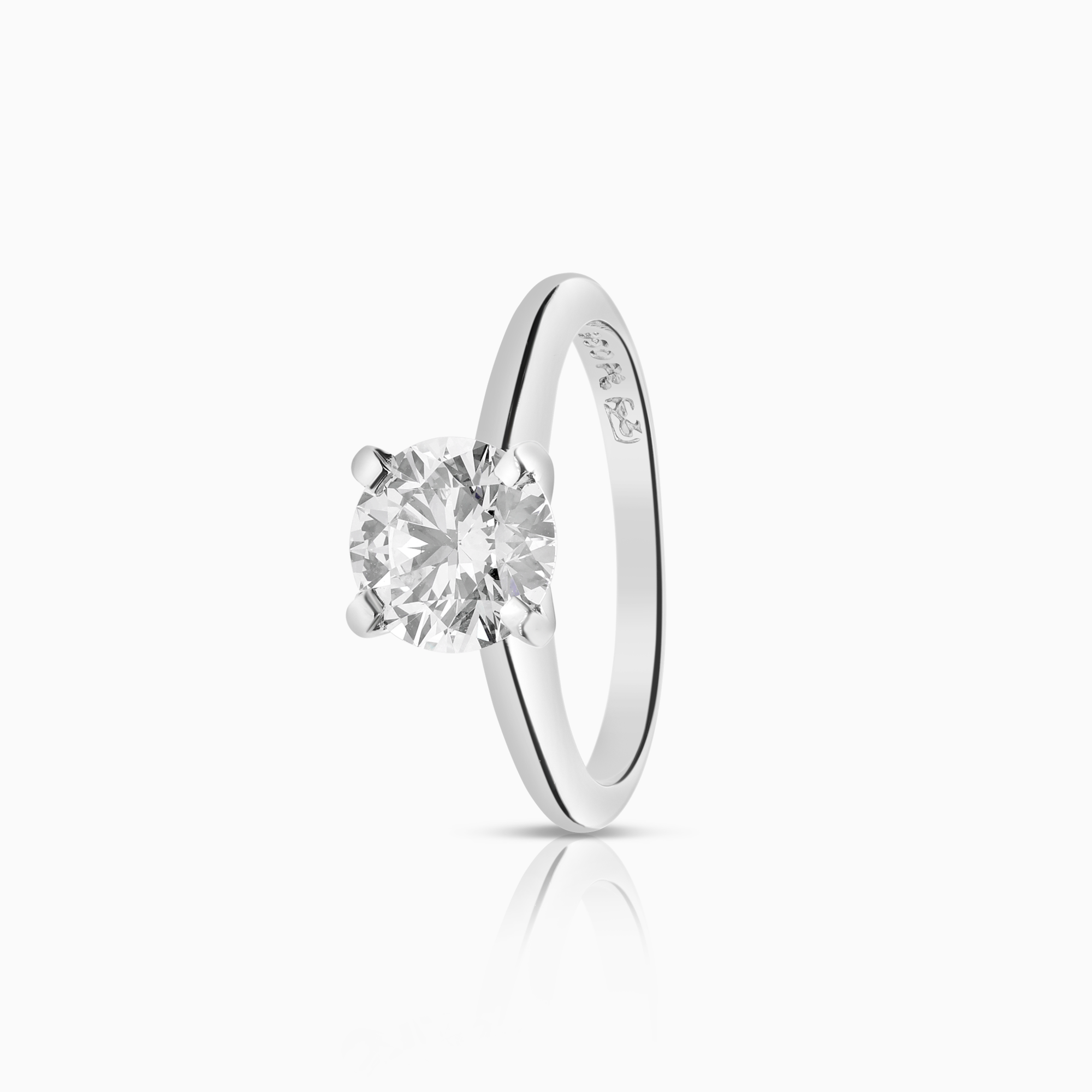Solitaire ring 1.20ct 950 platinum