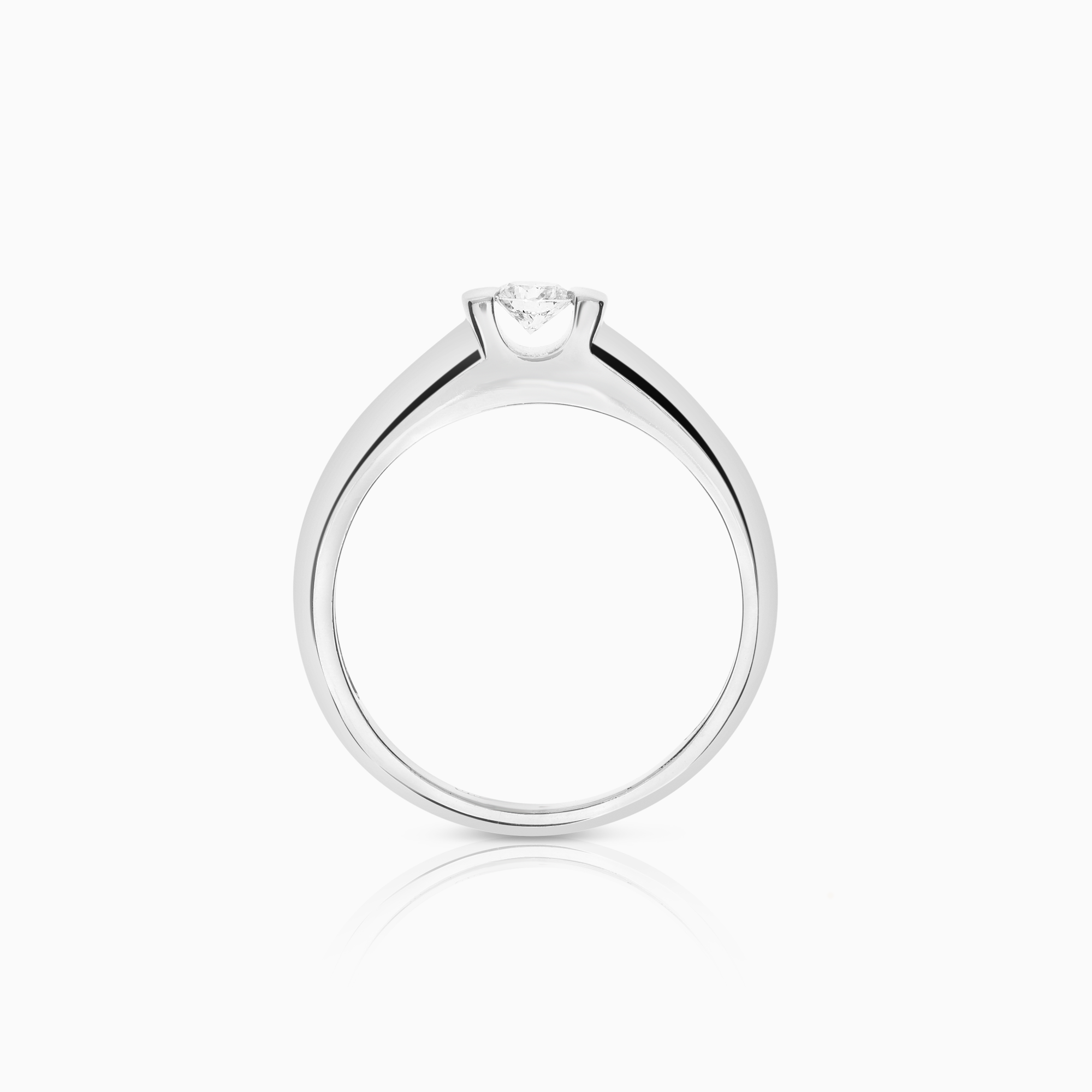 Solitärring 0,22ct 18K vitguld