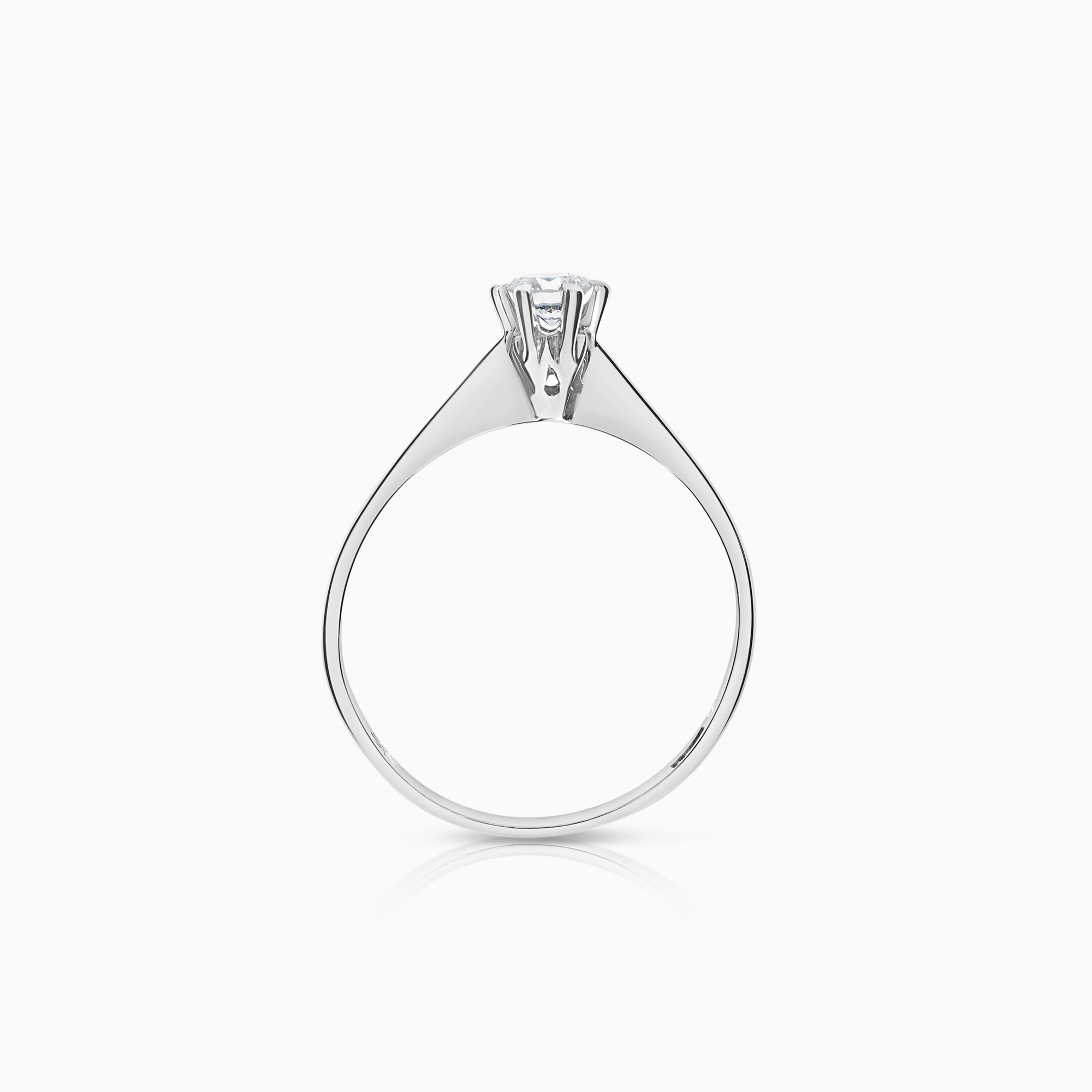 Solitärring 0,24ct 18K vitguld