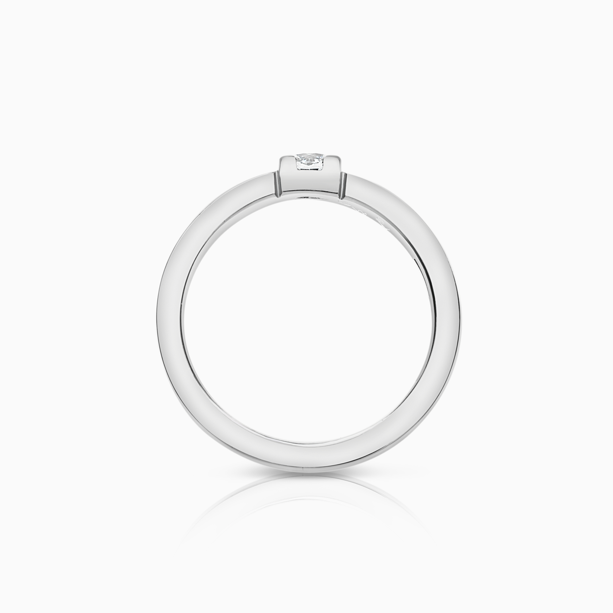 Solitärring 0,15ct 18K vitguld