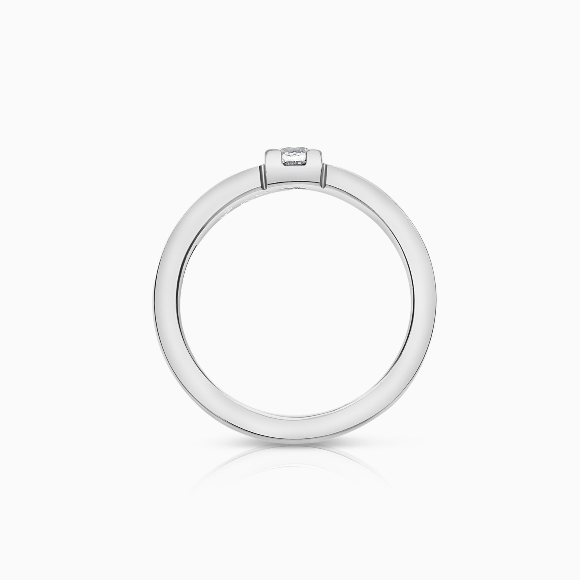 Solitärring 0,15ct 18K vitguld