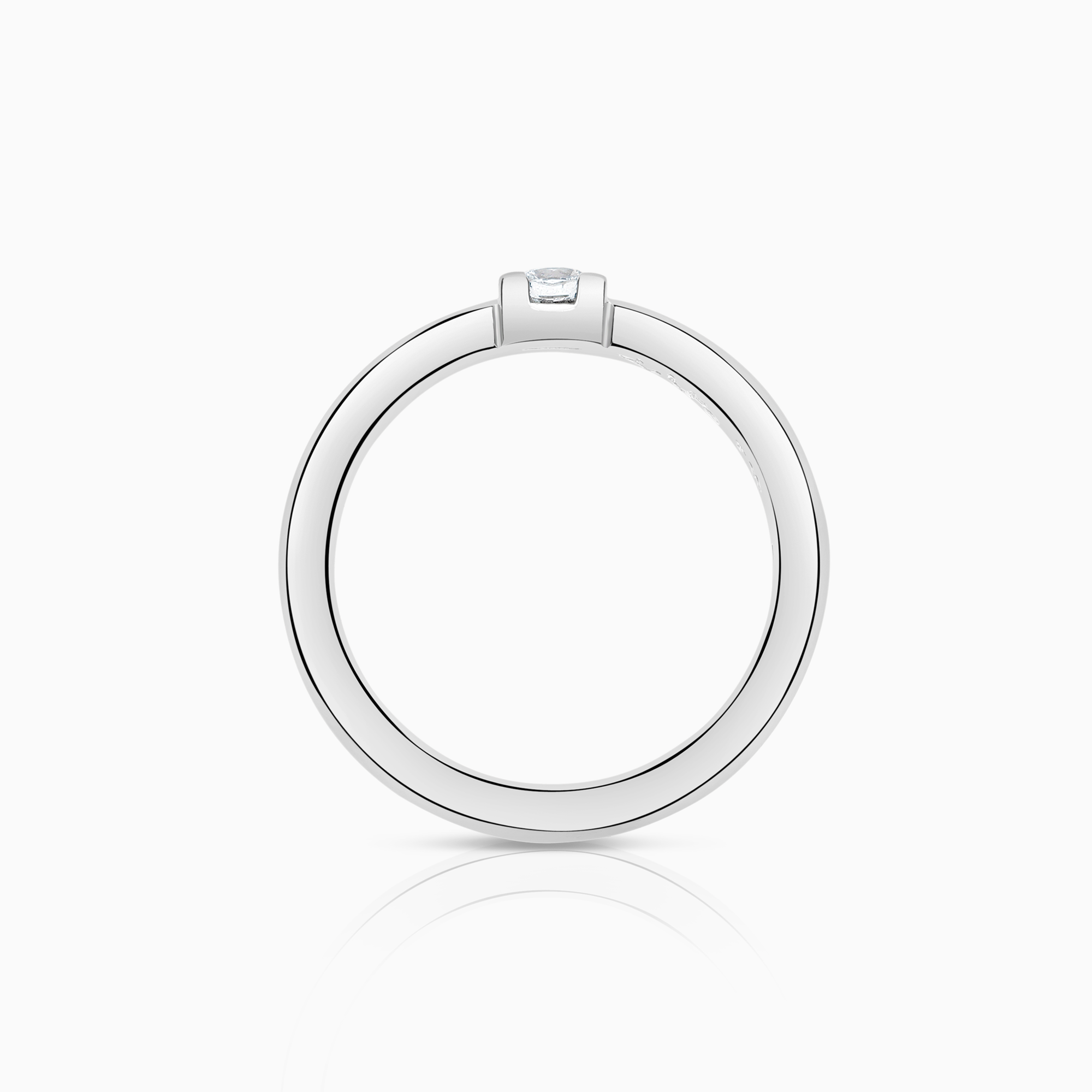 Solitärring 0,15ct 18K vitguld