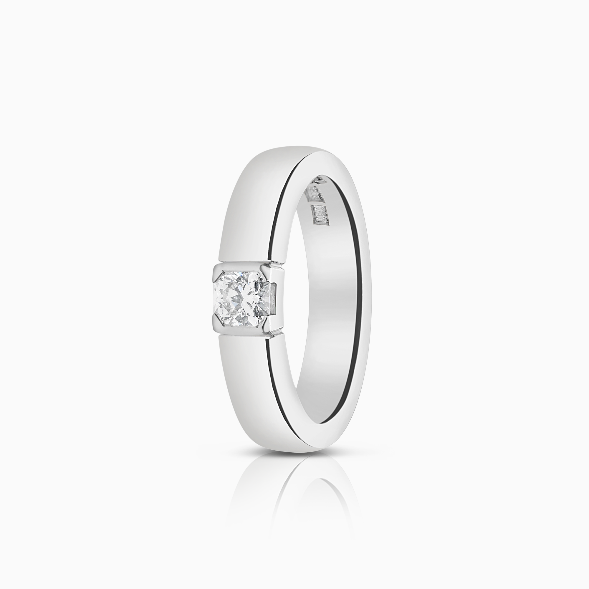 Solitärring 0,28ct 18K vitguld