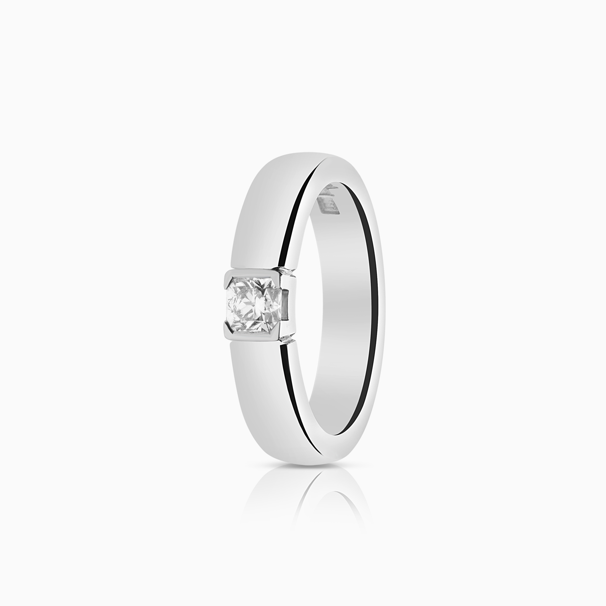 Solitärring 0,28ct 18K vitguld