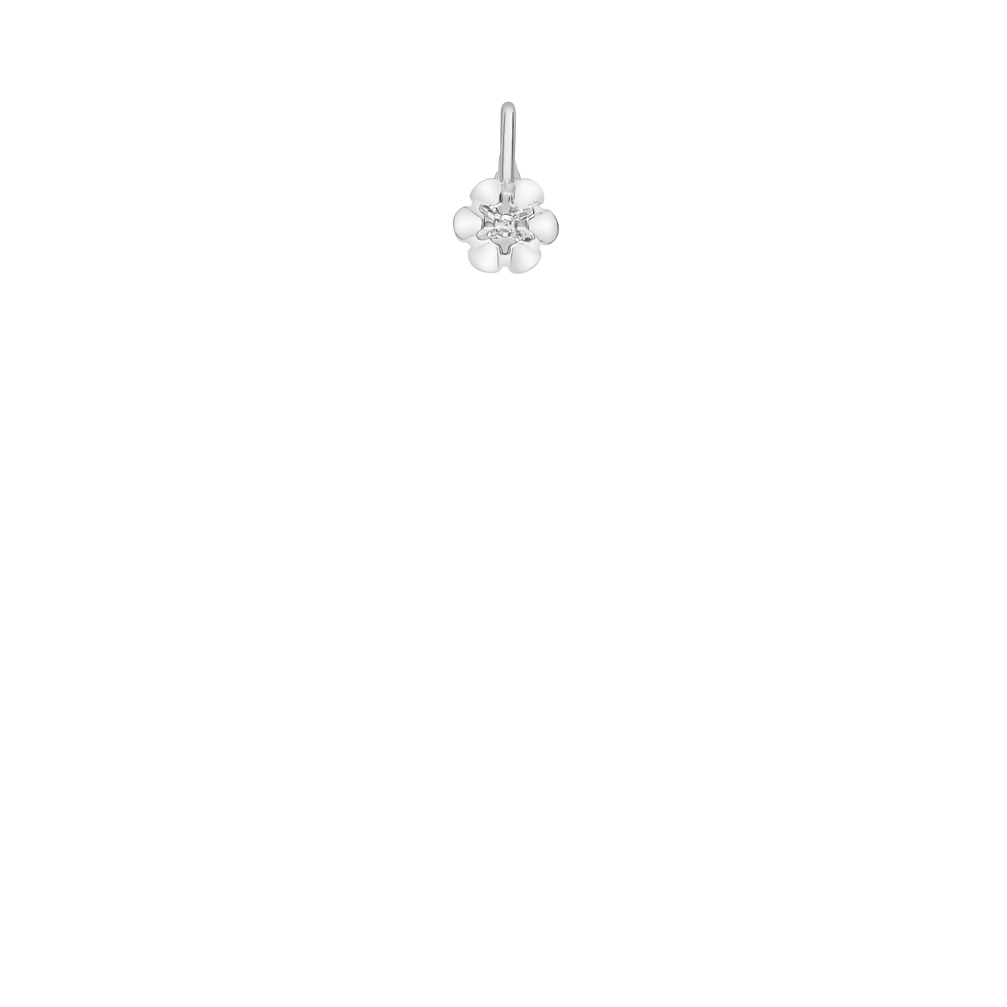 Diamanthänge 0,01ct 18K vitguld