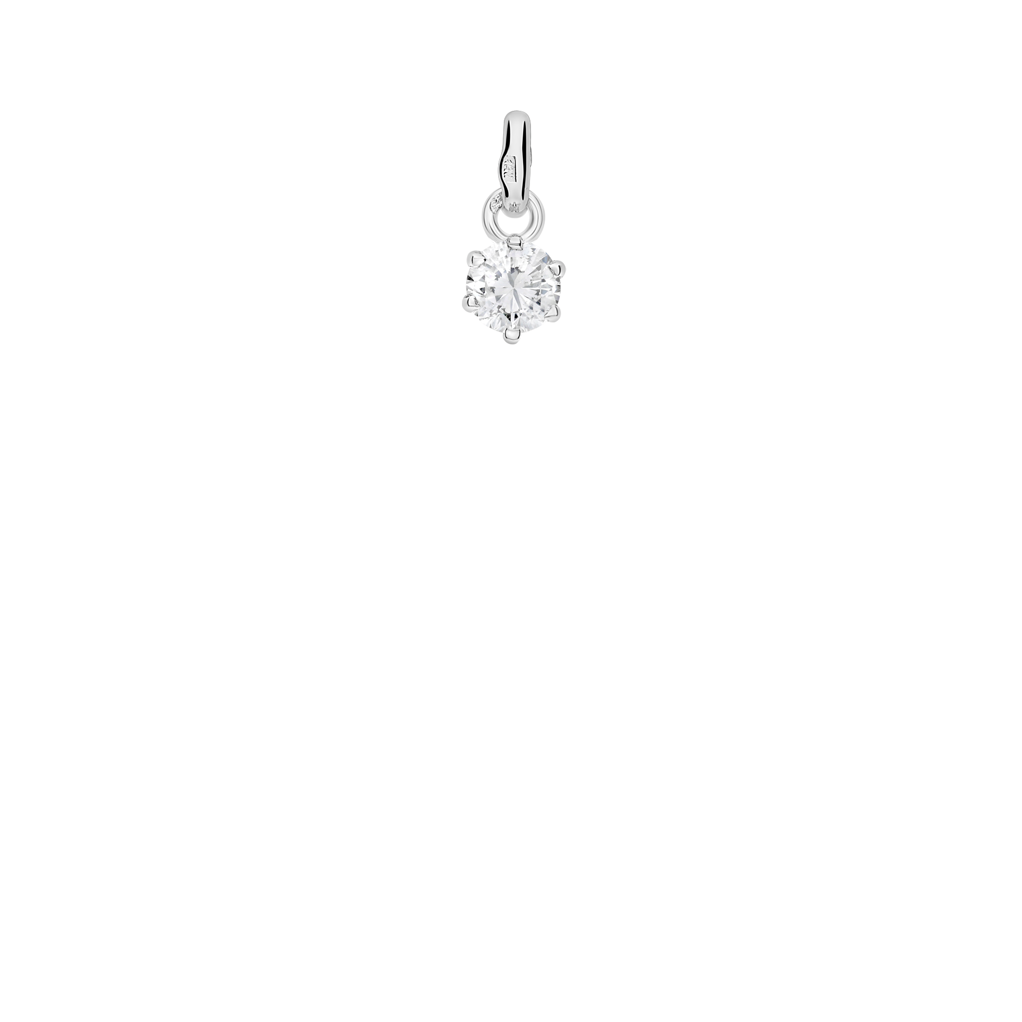 Solitärhänge 0,30ct 18K vitguld
