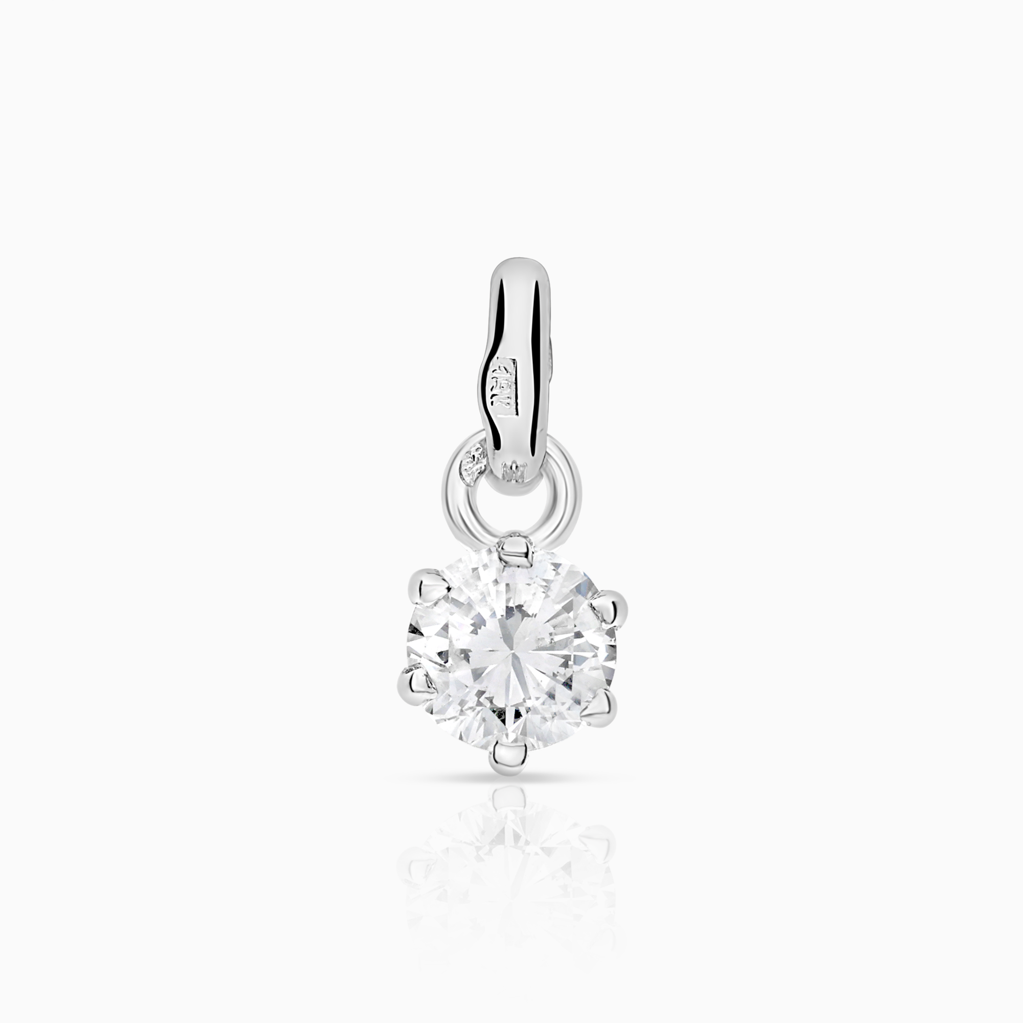 Solitärhänge 0,30ct 18K vitguld