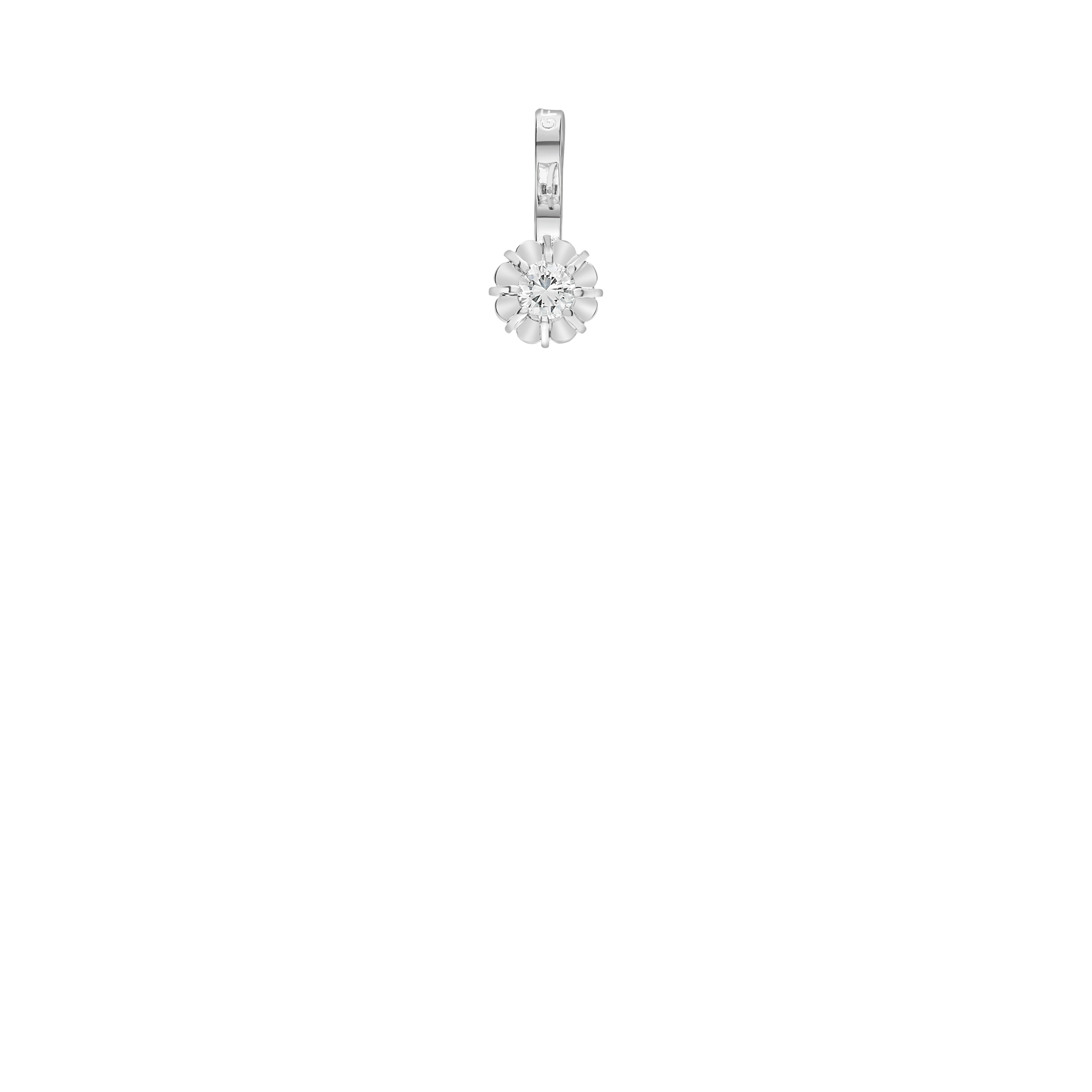 Solitärhänge 0,06ct 18K vitguld