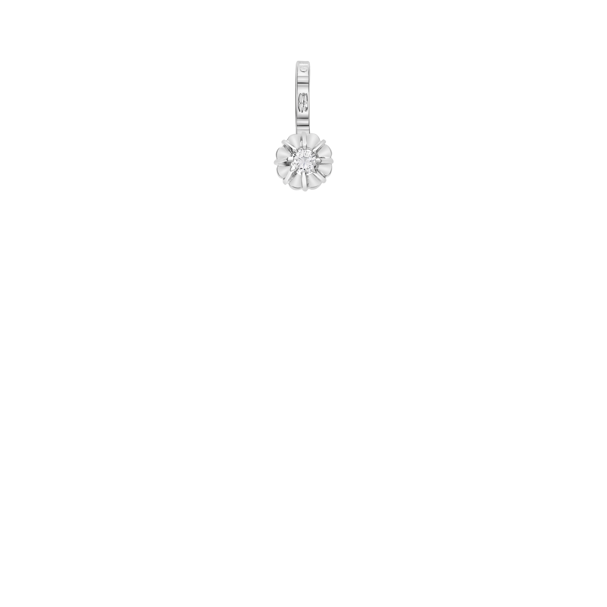Solitärhänge 0,04ct 18K vitguld