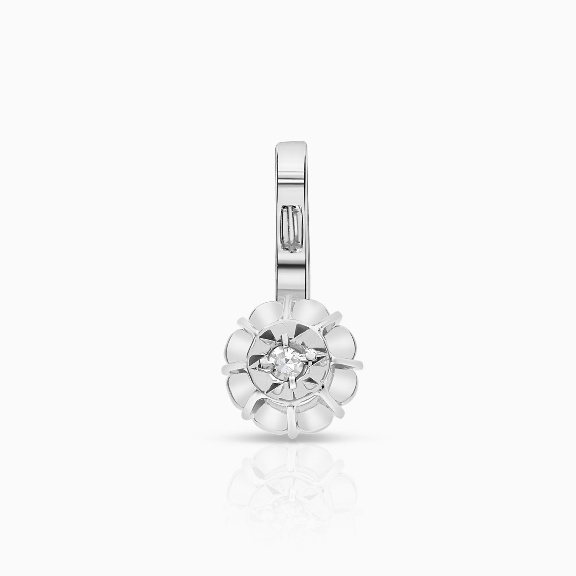 Solitärhänge 0,01ct 18K vitguld