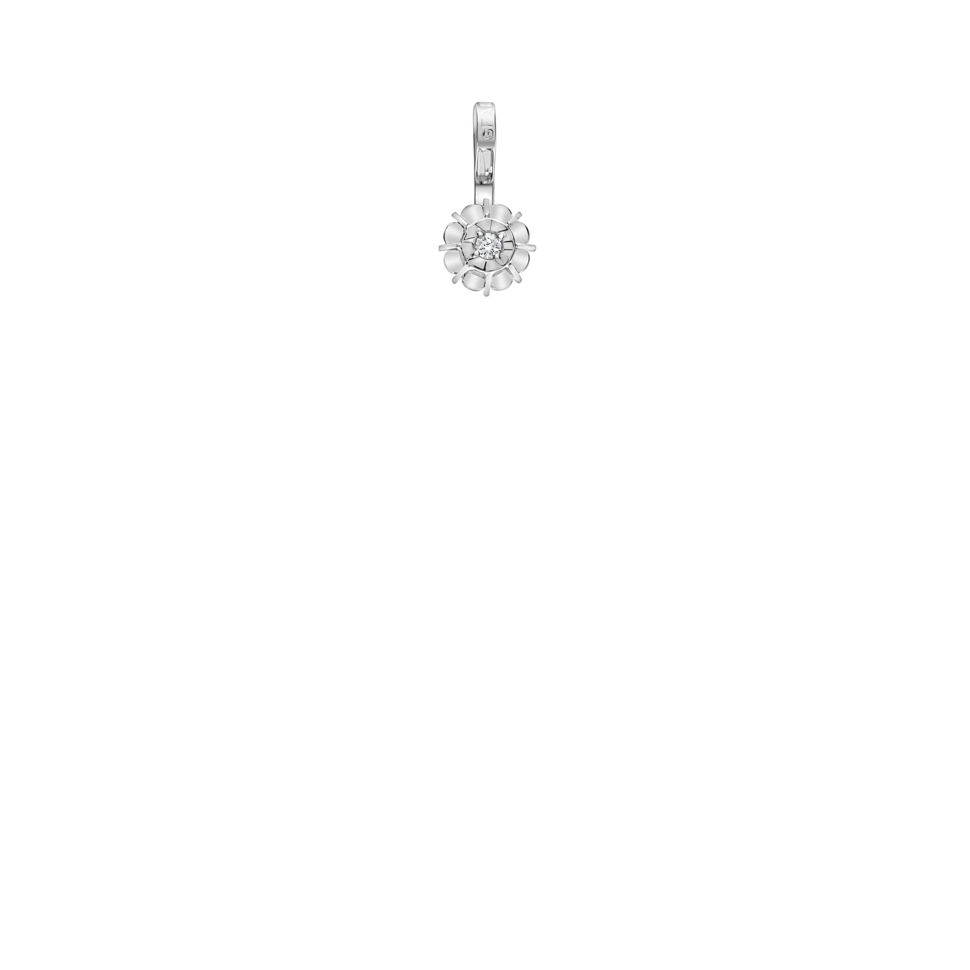Solitärhänge 0,015ct 18K vitguld