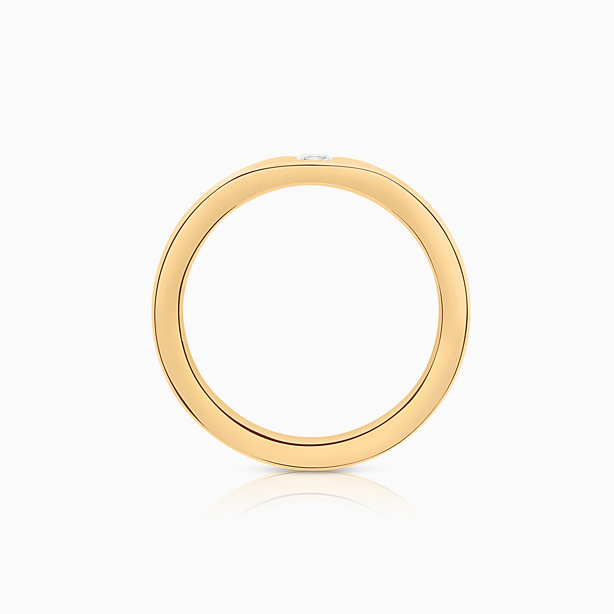 Diamond ring 0.12ct 18K gold