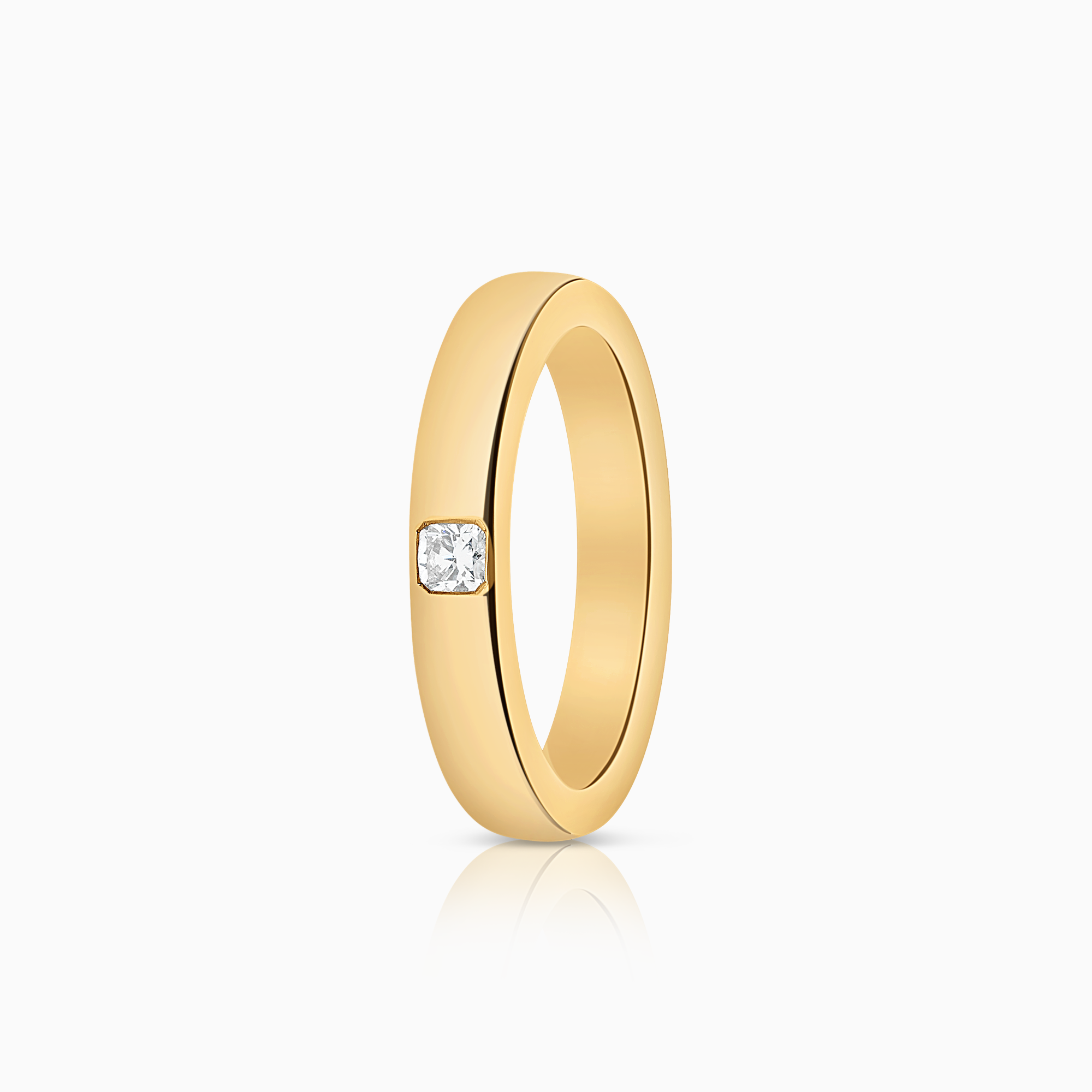 Diamond ring 0.12ct 18K gold