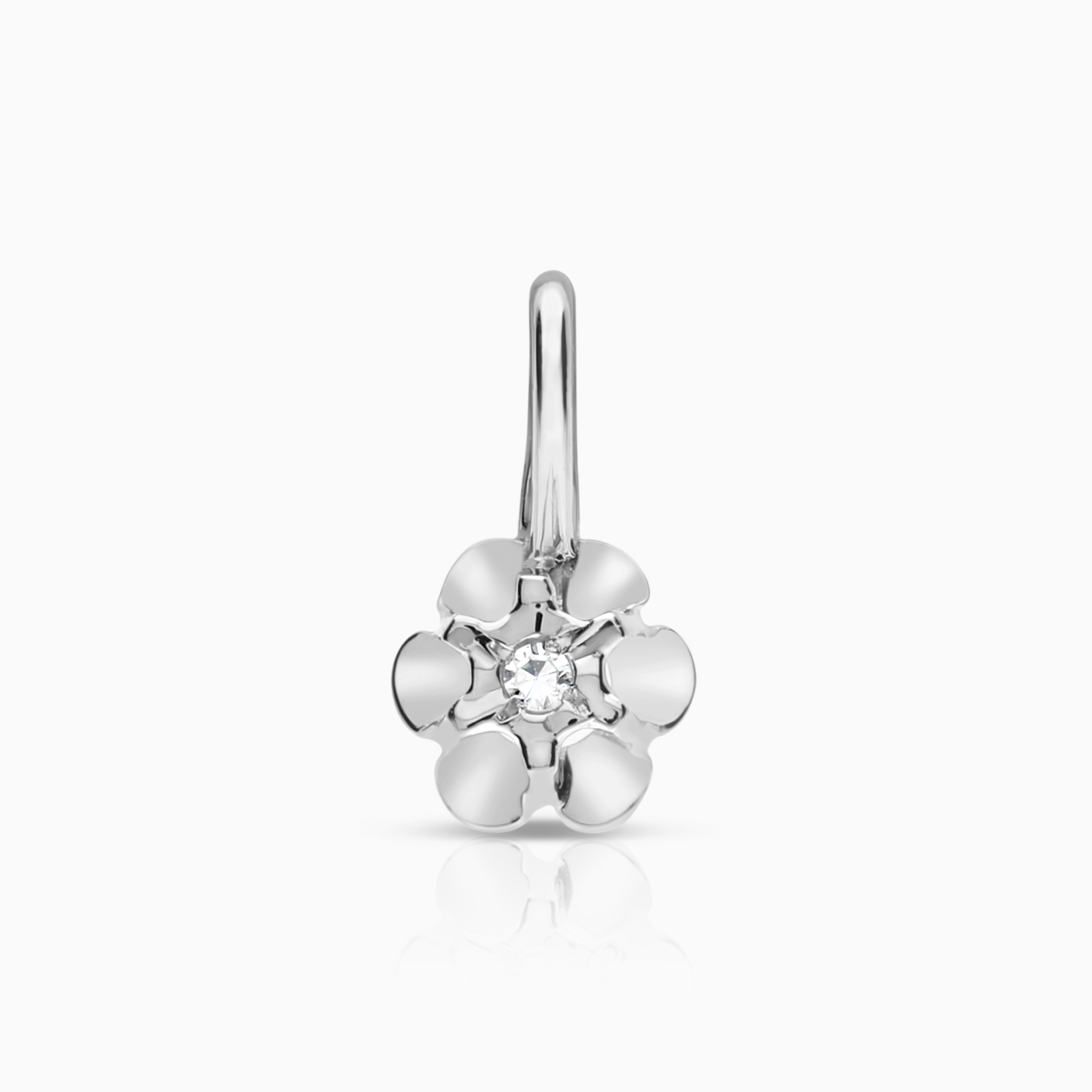 Solitärhänge 0,01ct 18K vitguld