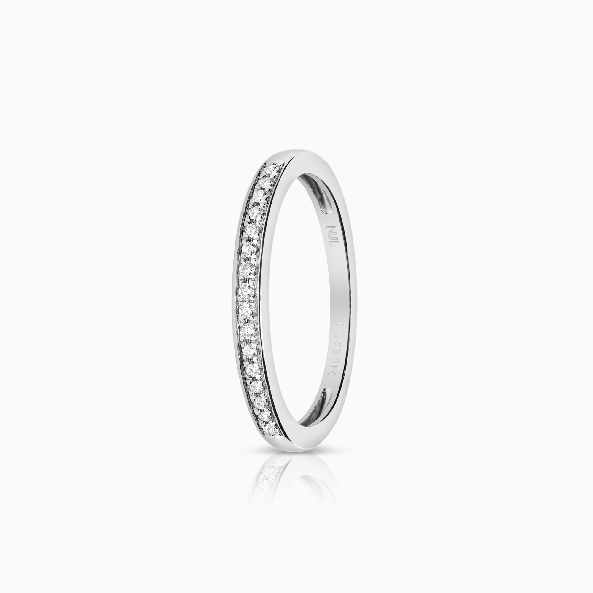 Eternity Ring 0.08ct 950 platinum