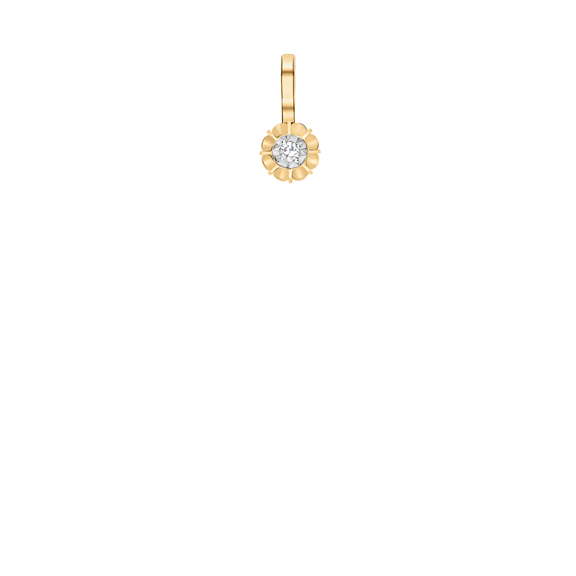 Solitärhänge 0,02ct 18K guld