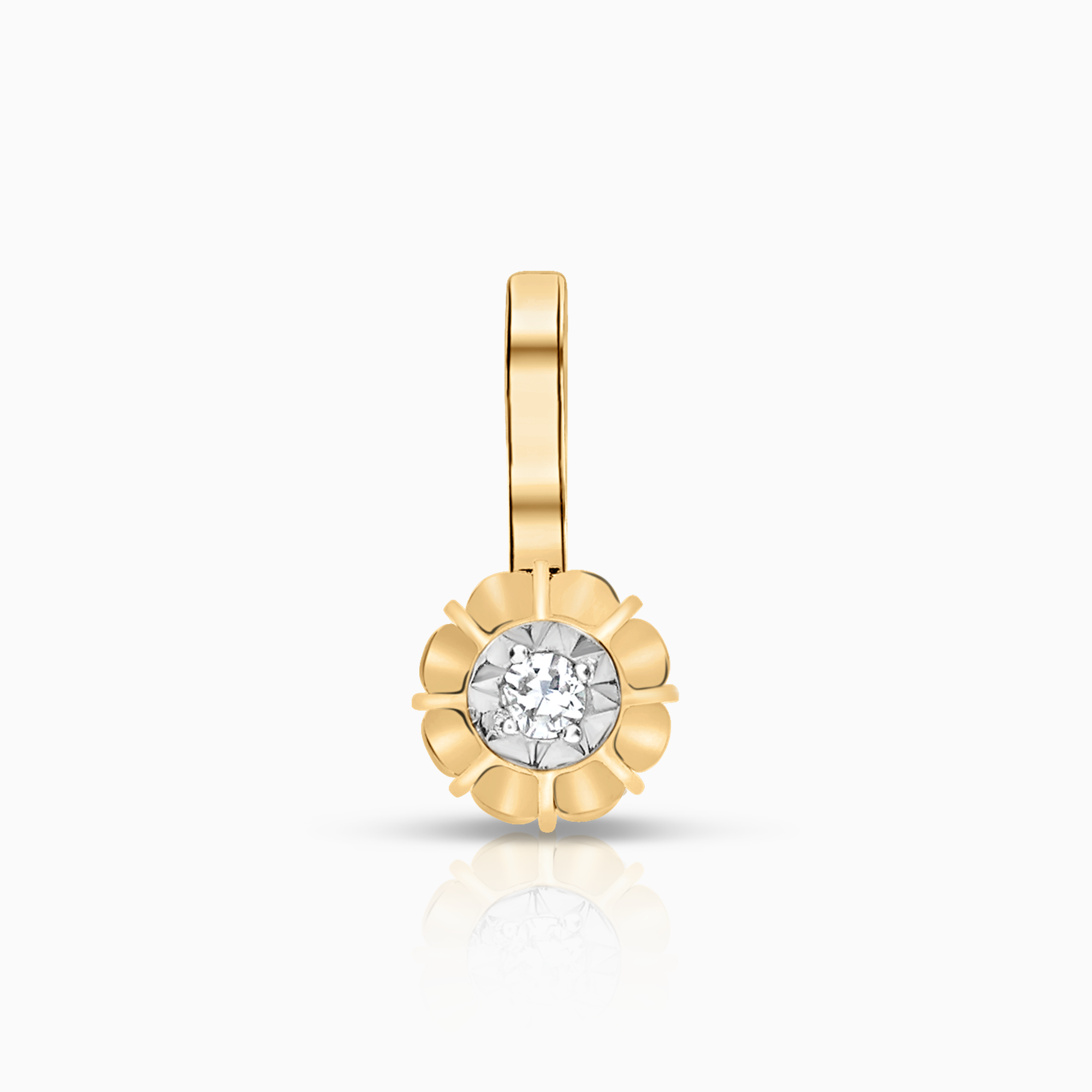 Solitärhänge 0,02ct 18K guld