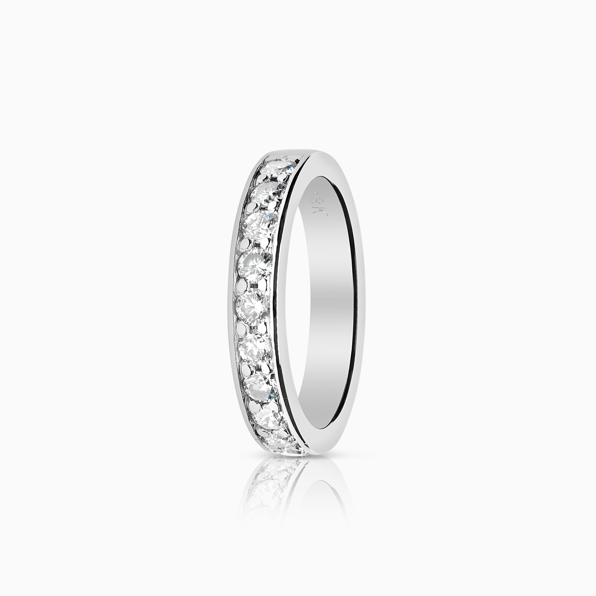 Alliansring 0,50ct 18K vitguld