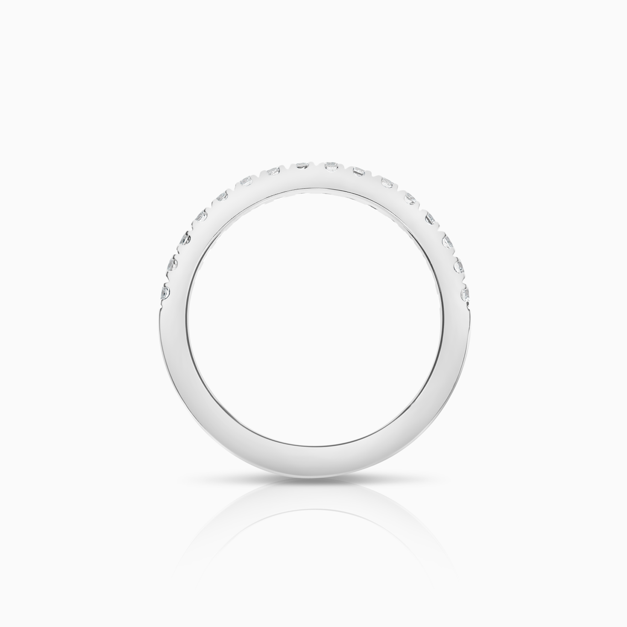 Alliansring 0,28ct 18K vitguld
