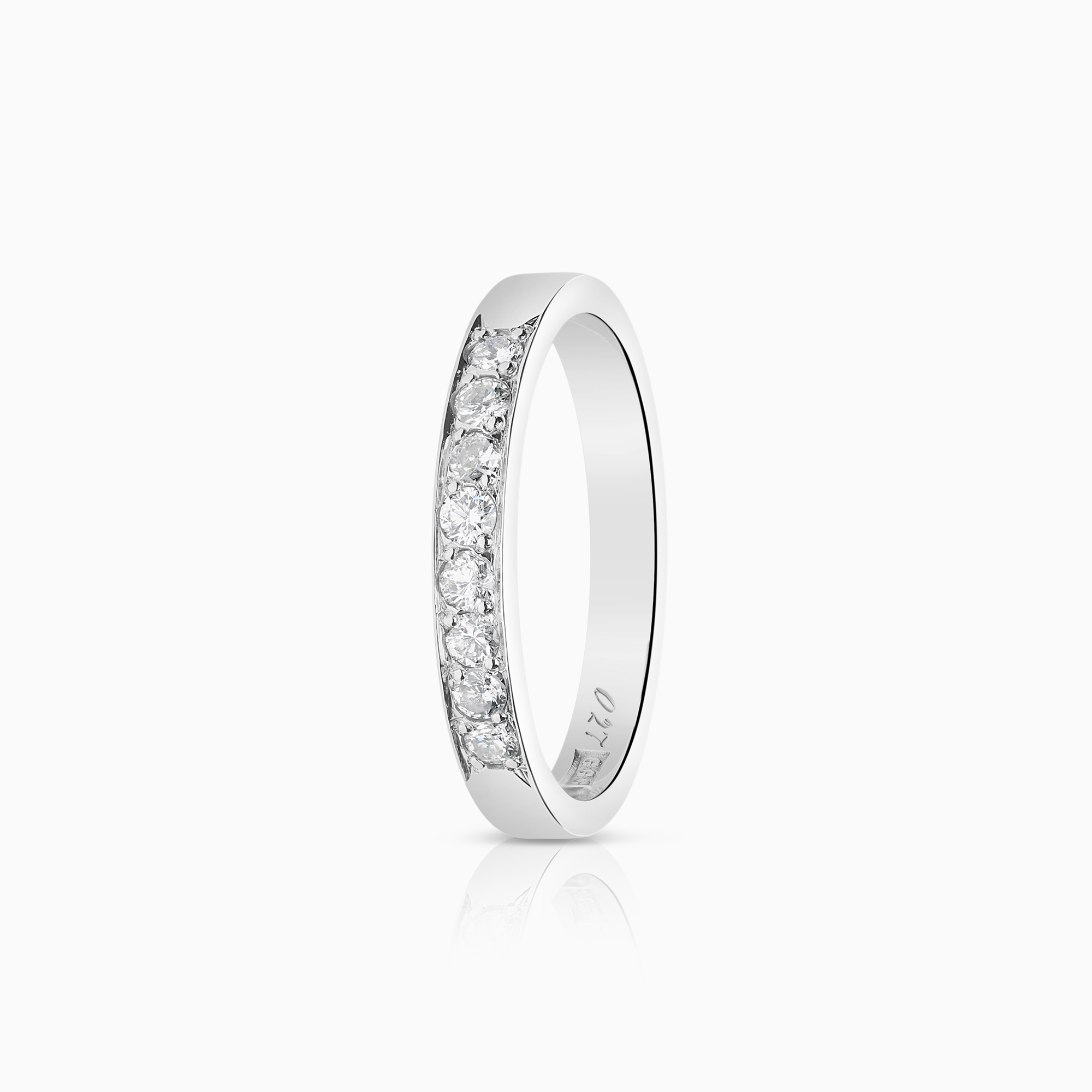 Alliansring 0,27ct 18K vitguld