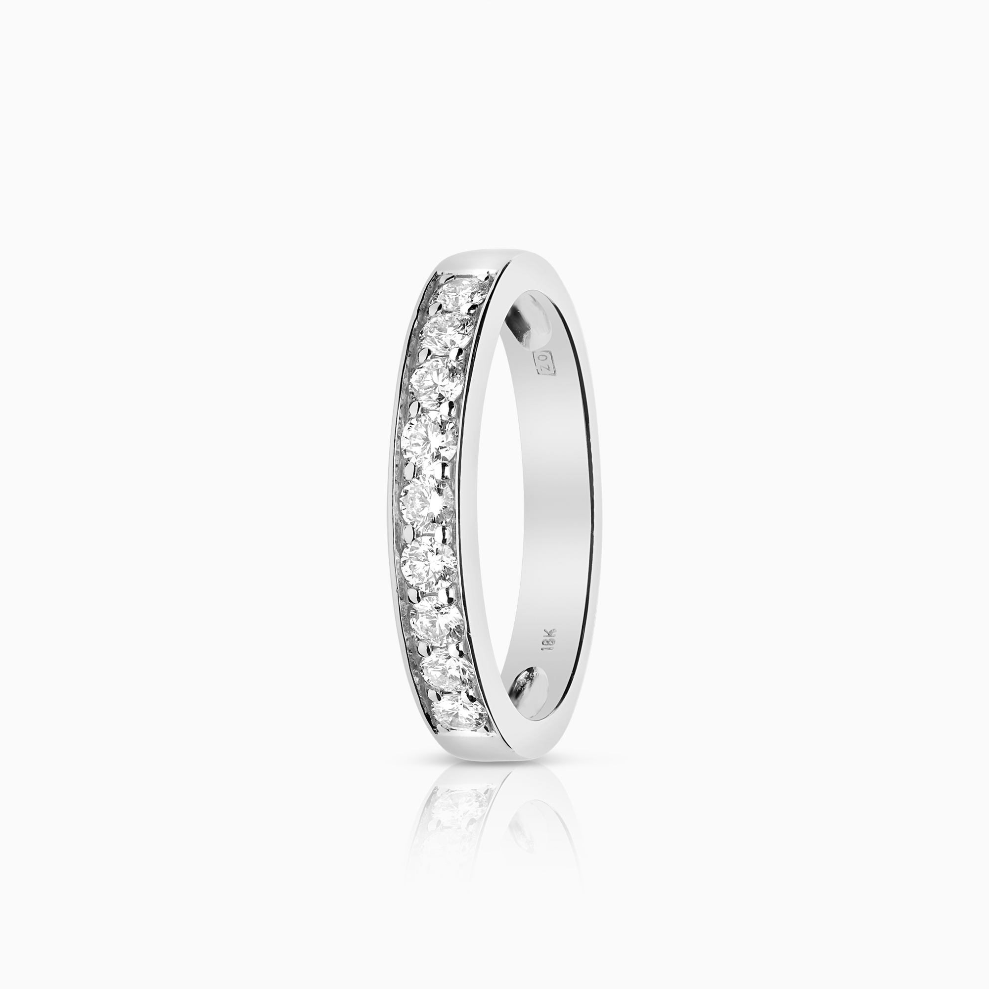 Alliansring 0,45ct 18K vitguld
