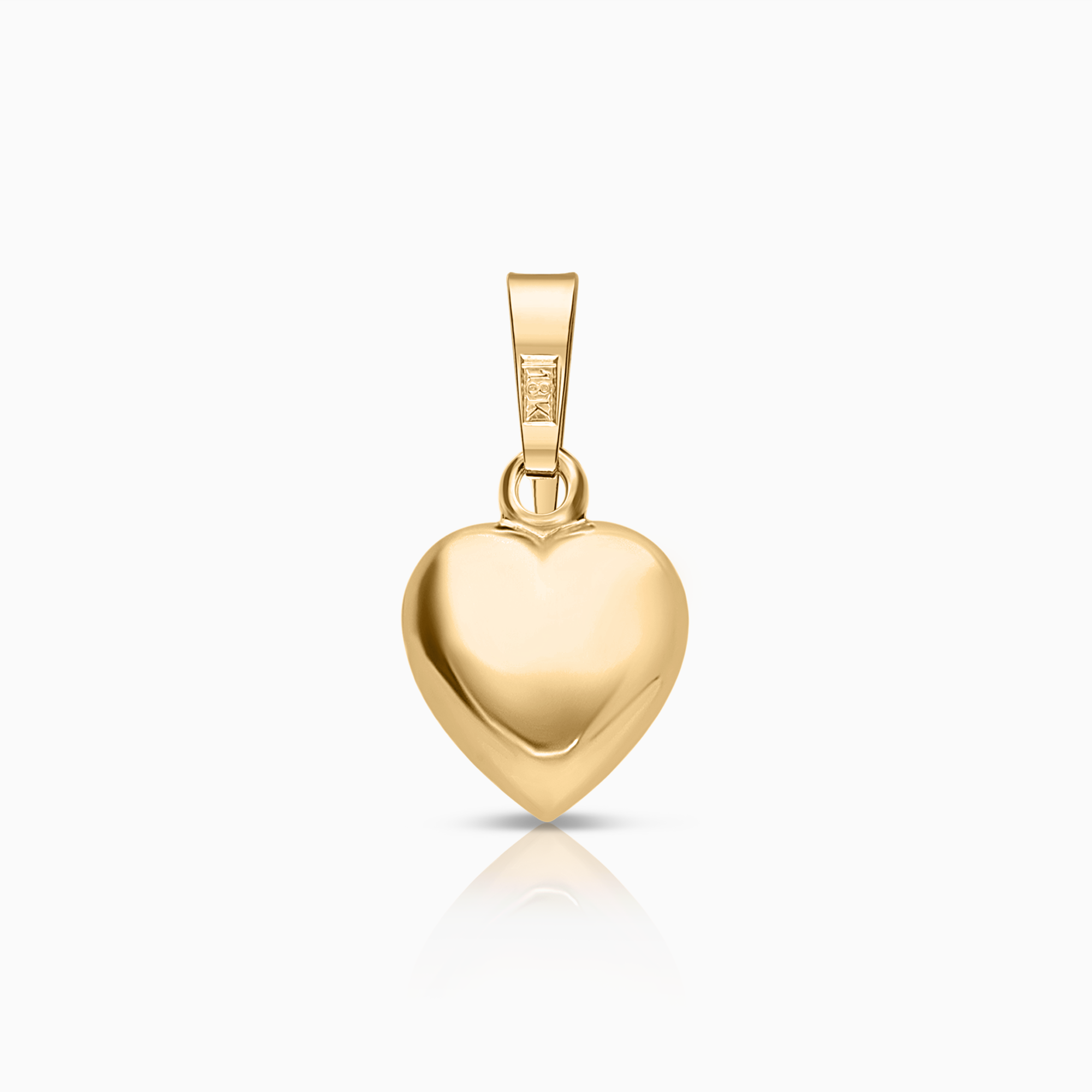 Heart pendant 0.46g 18K gold