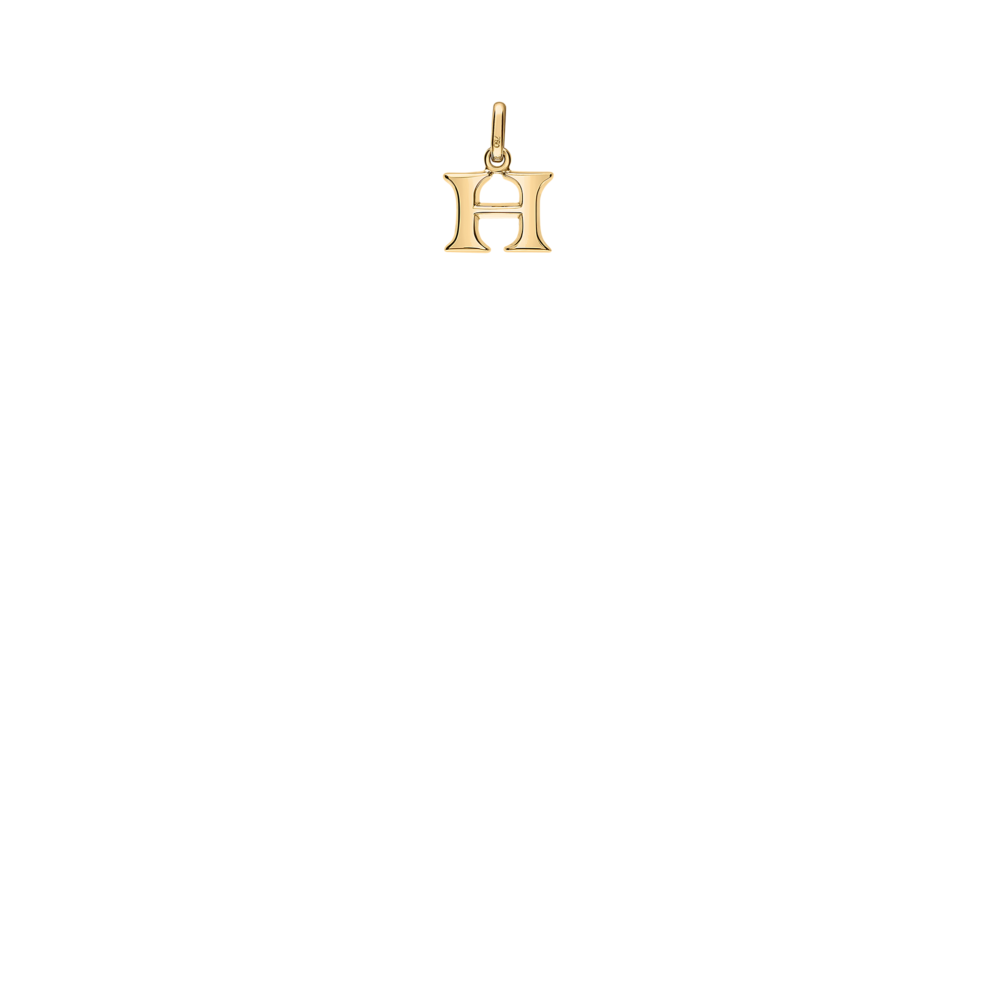Hängsmycke bokstav 0,97g 18K guld
