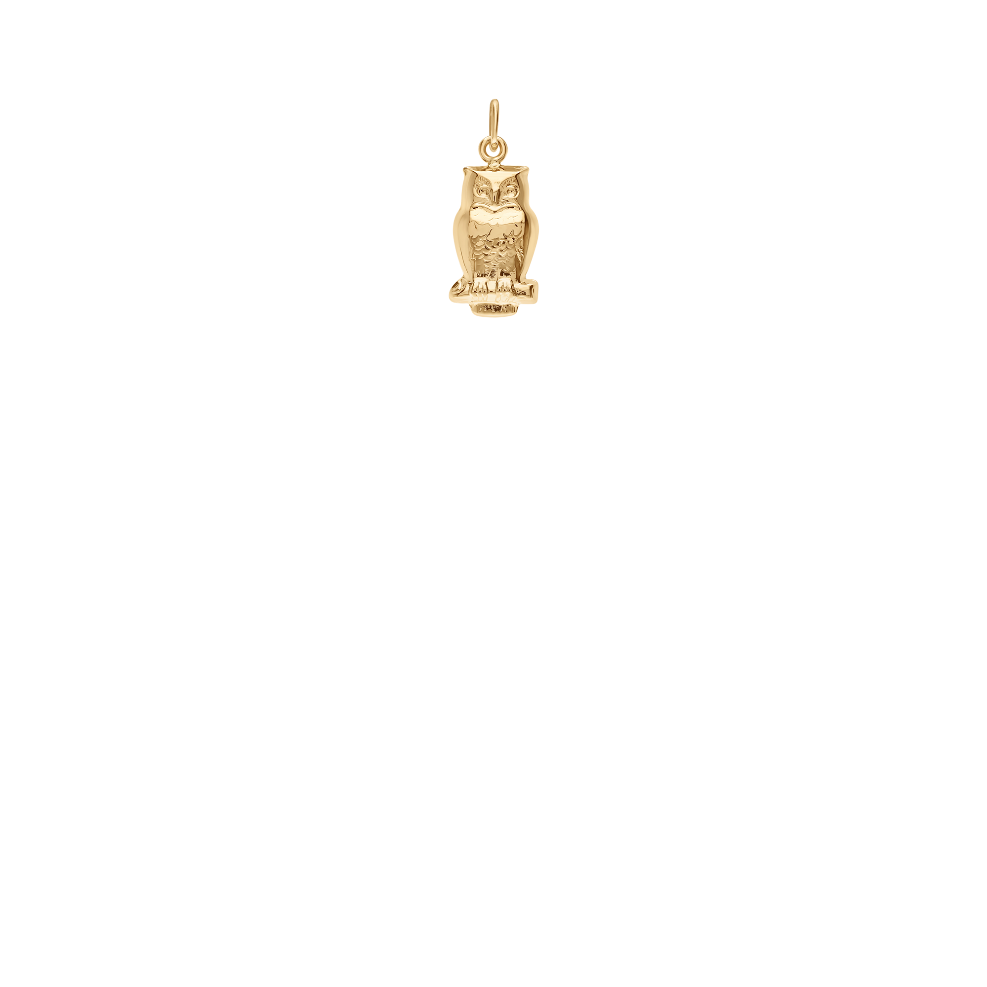 Pendant Owl 1.04g 18K Gold