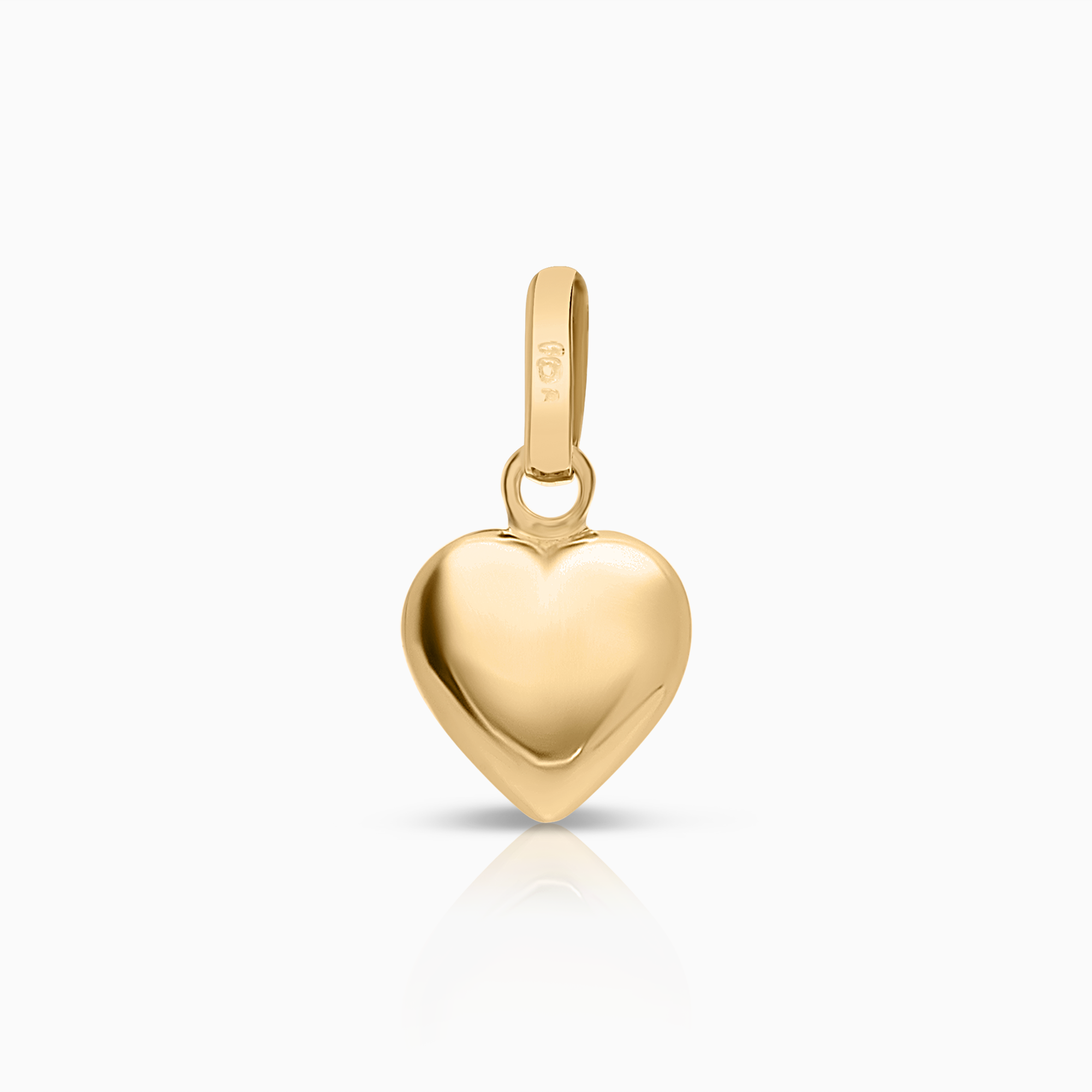 Pendant heart 0.30g 18K gold