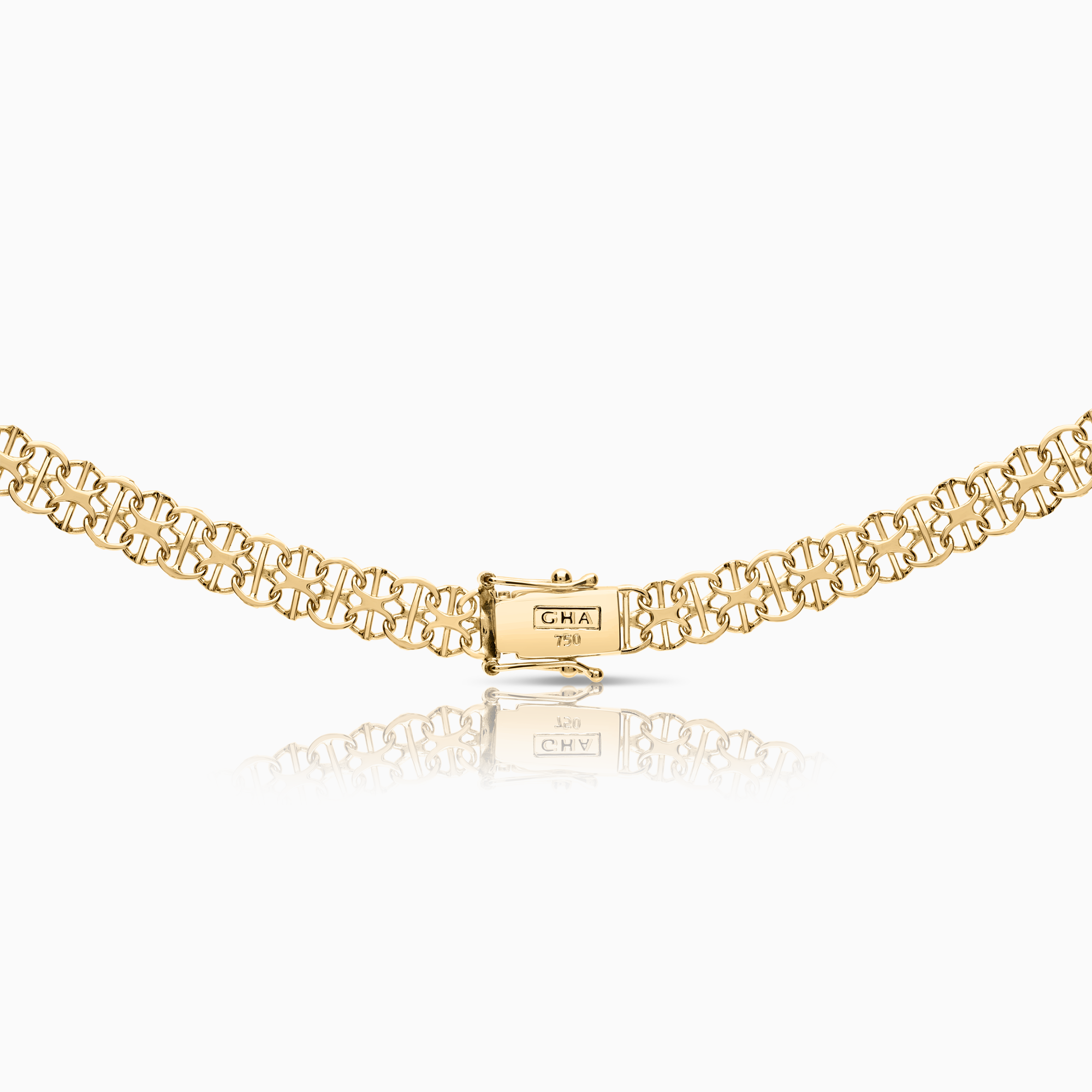 X-länk halsband 21,80g 18K guld