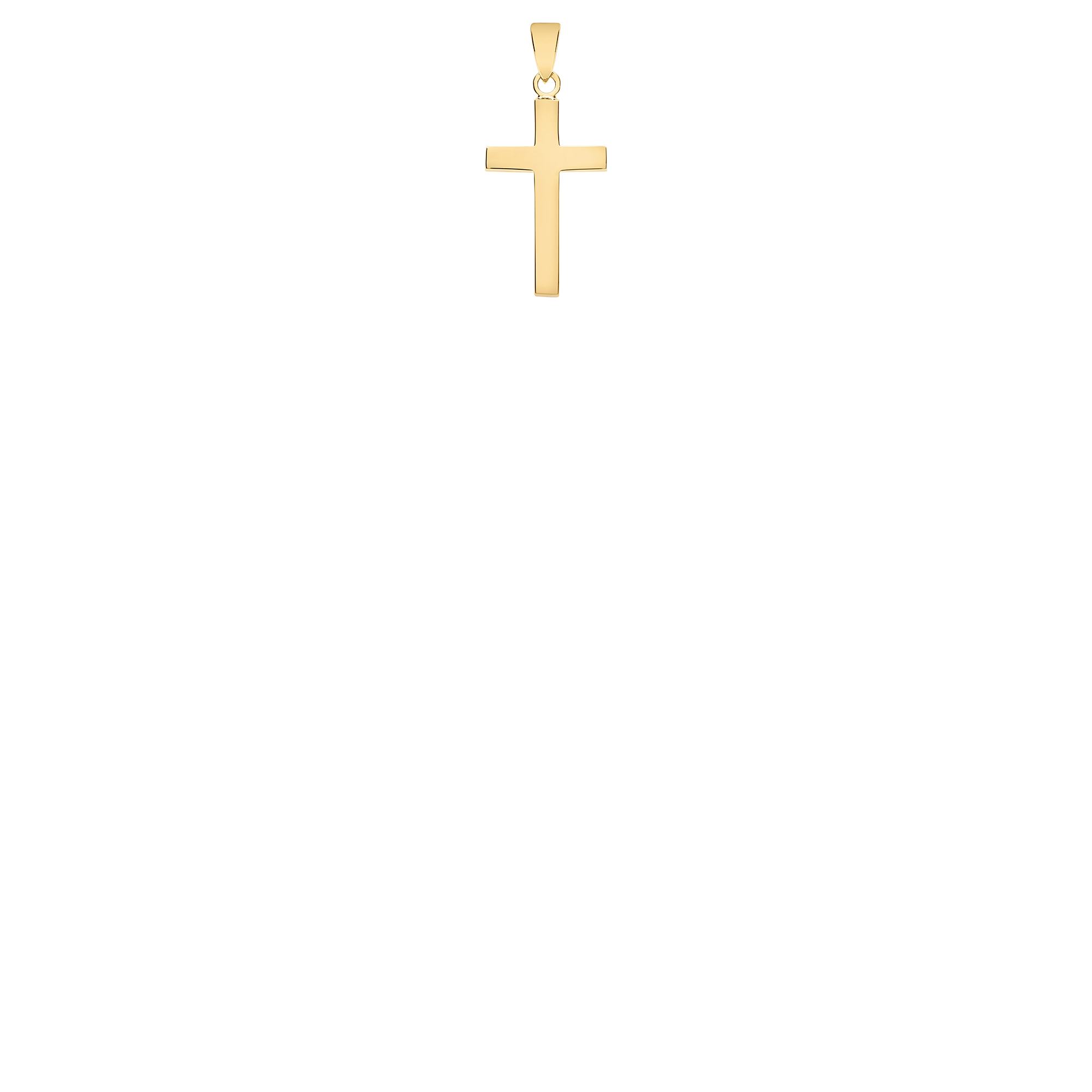 Cross Pendant 1.16g 18K Gold