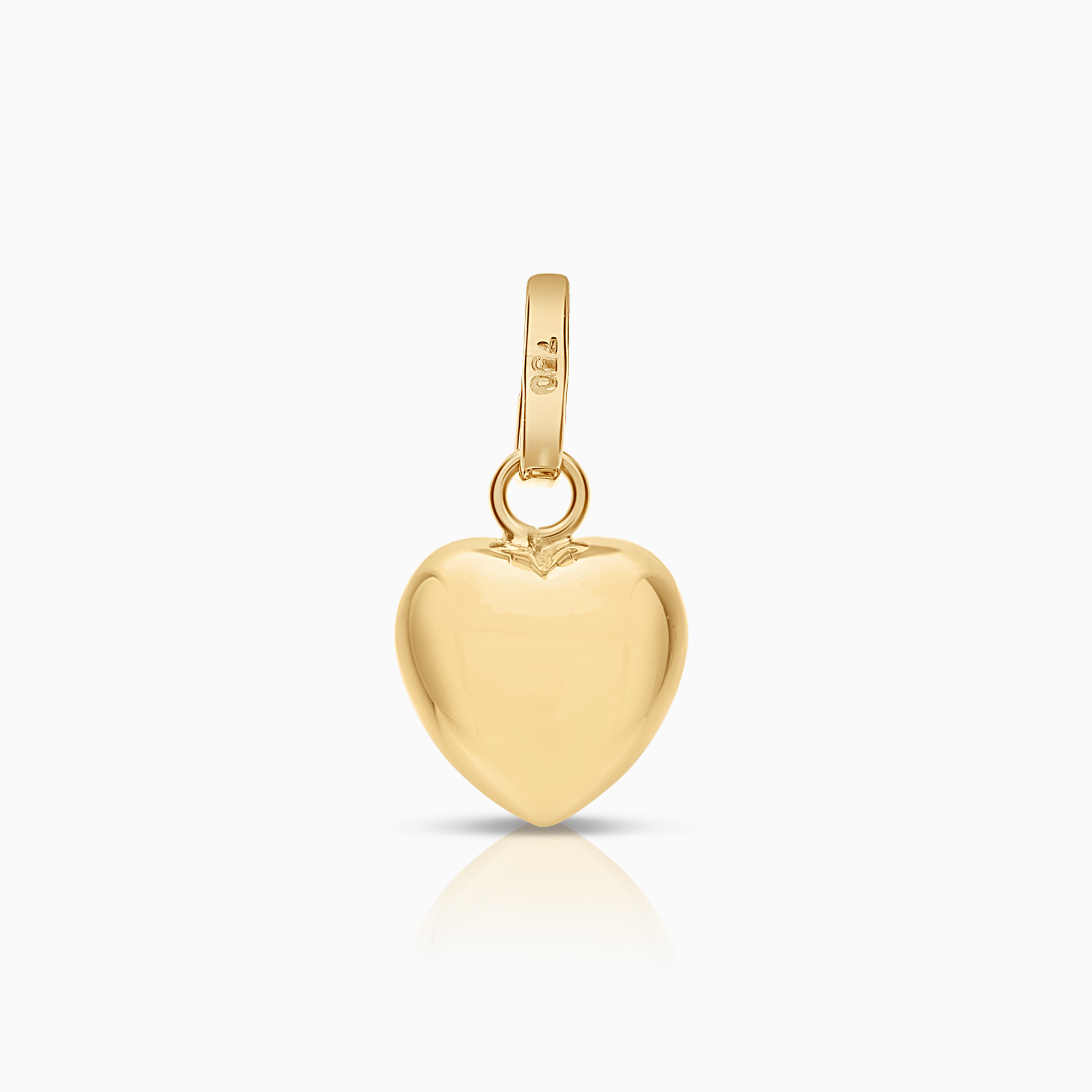 Heart pendant 0.32g 18K gold