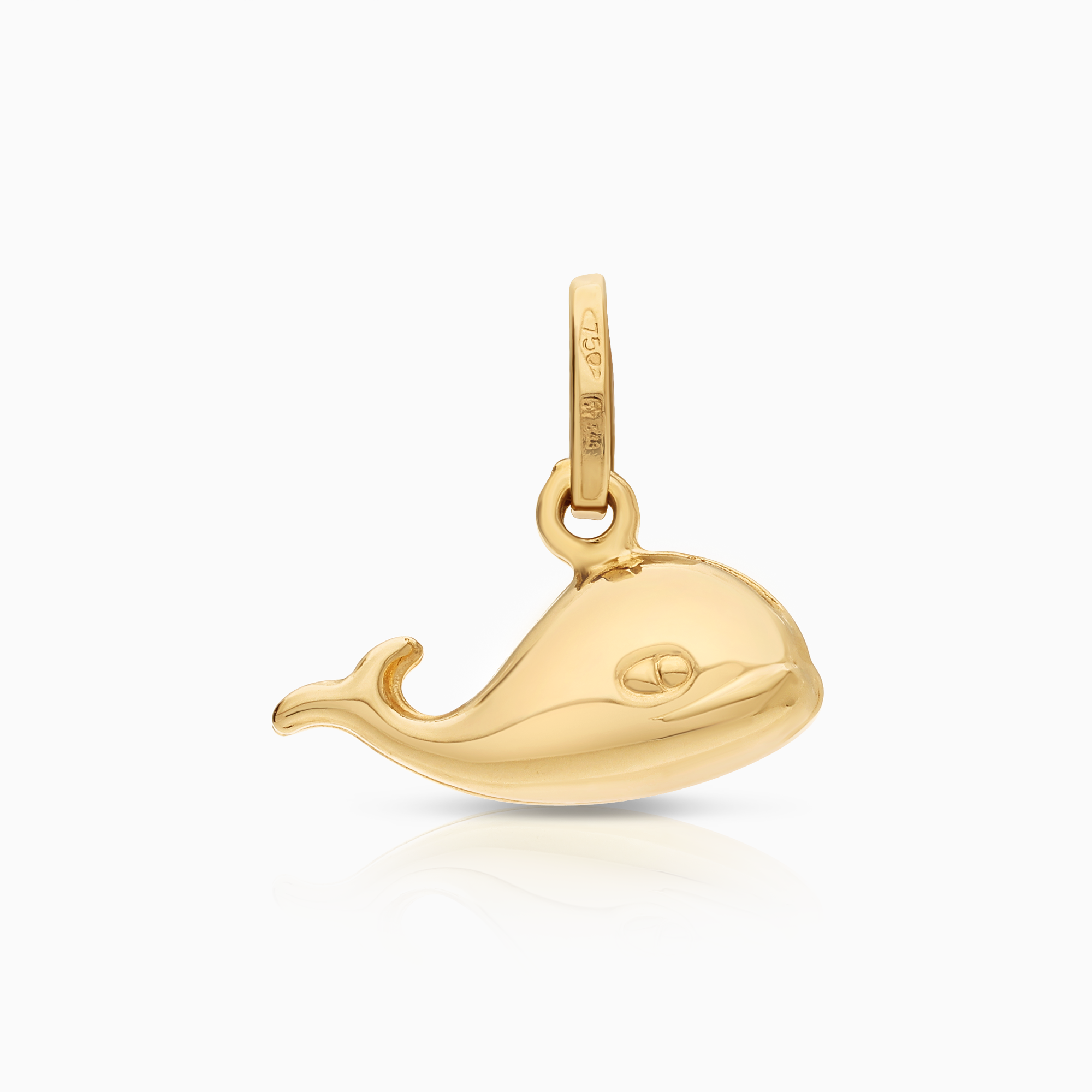 Hängsmycke val 1,14g 18K guld