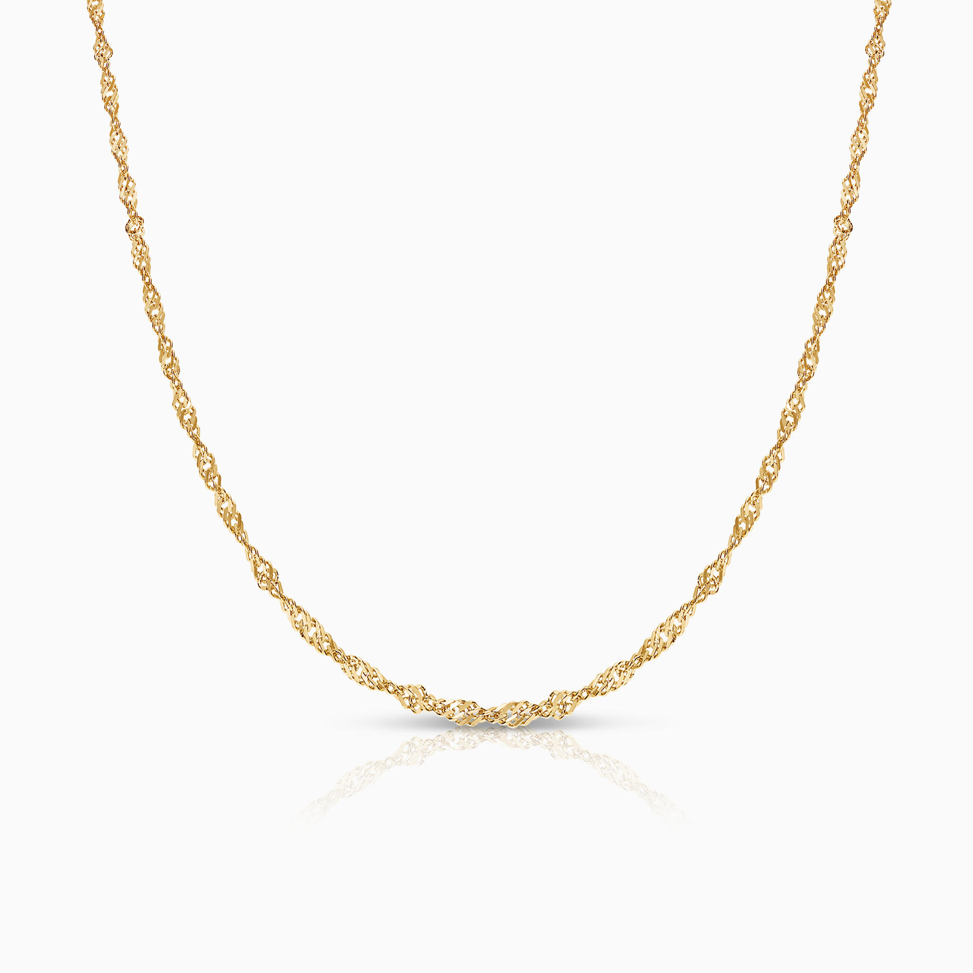 Singaporelänk 4,57g 18K guld