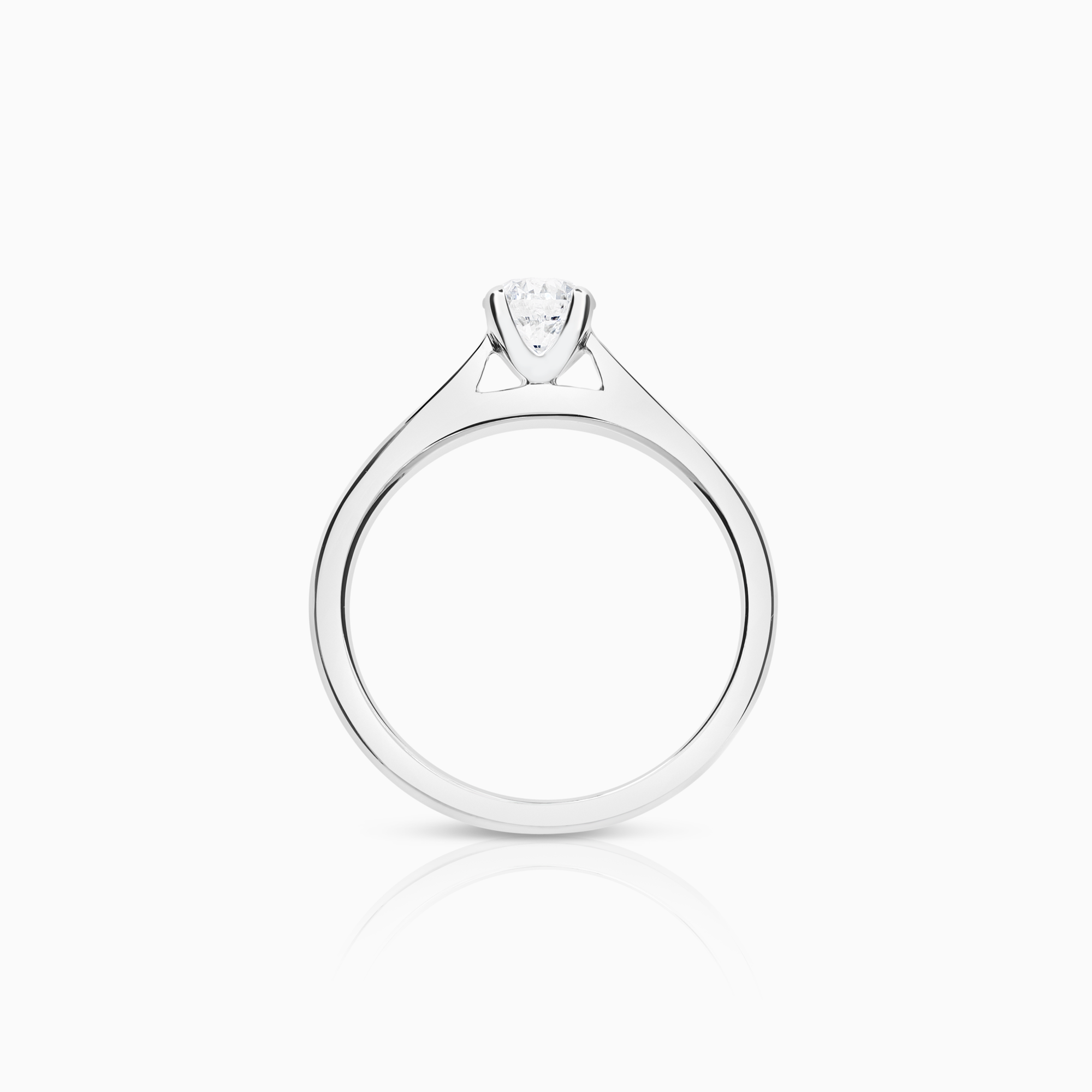 Solitär ring 0,50ct 18K vitguld
