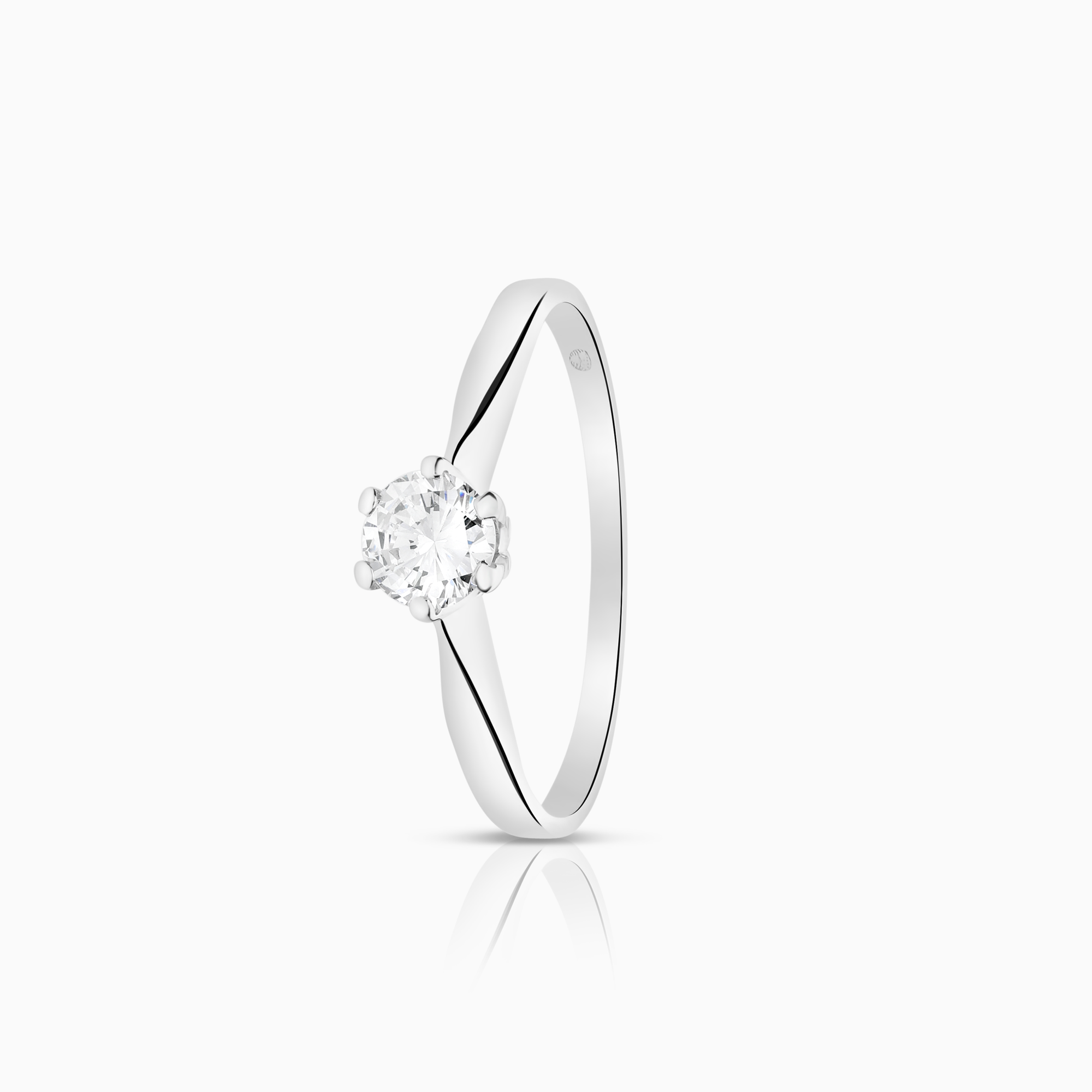Solitär ring 0,40ct 18K vitguld