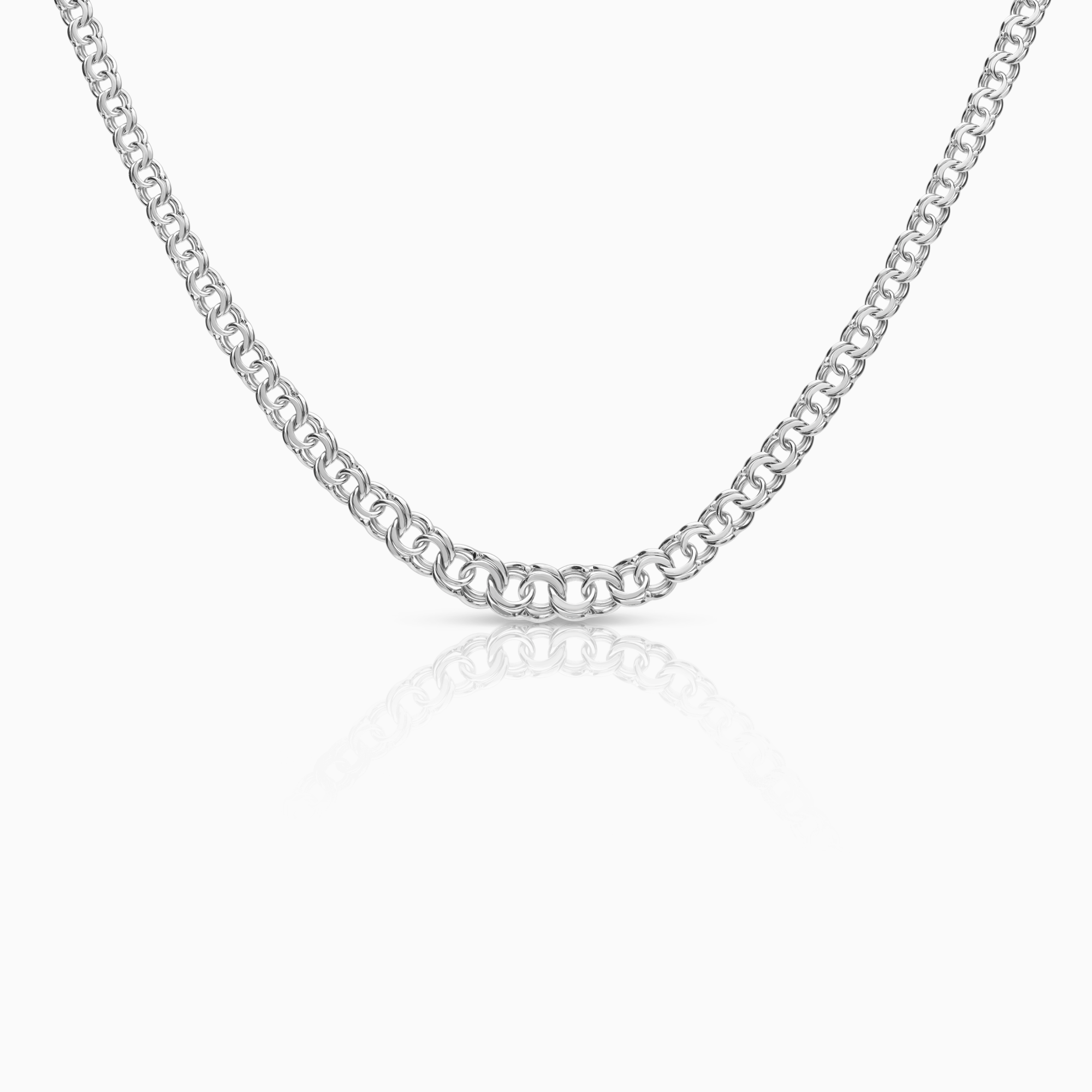 Bismarck halsband 14,99g 18K vitguld