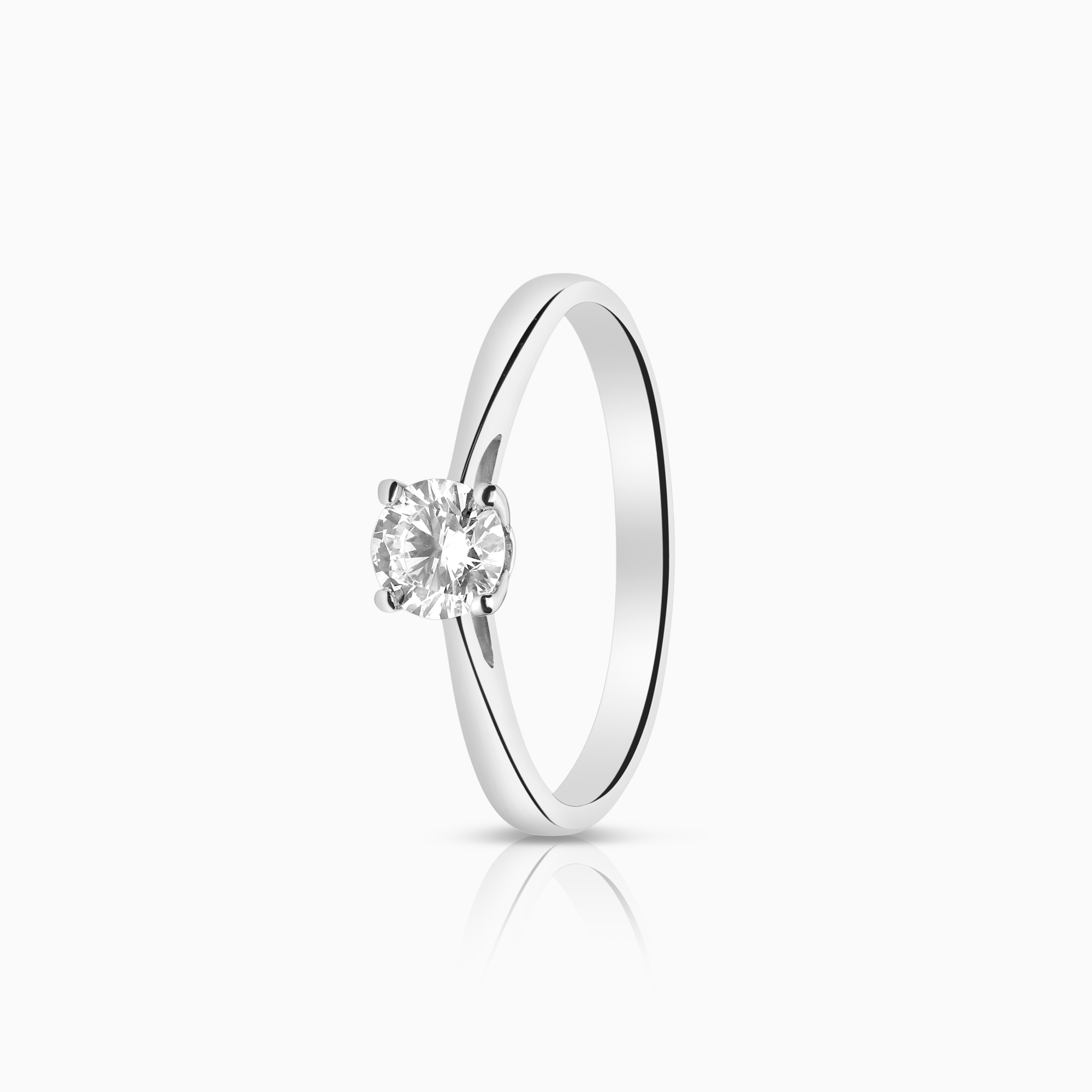 Solitär ring 0,31ct 18K vitguld