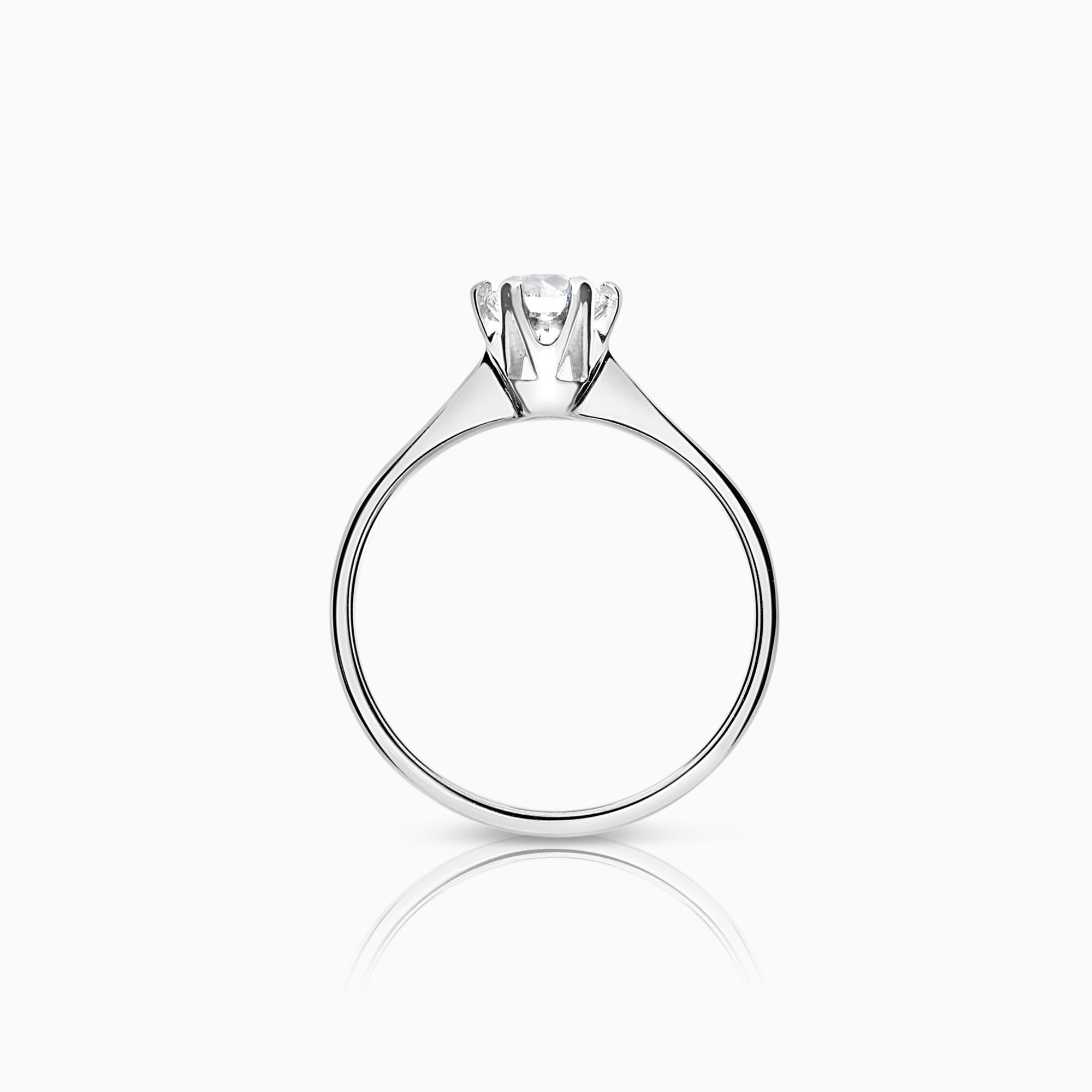 Solitär ring 0,53ct 18K vitguld