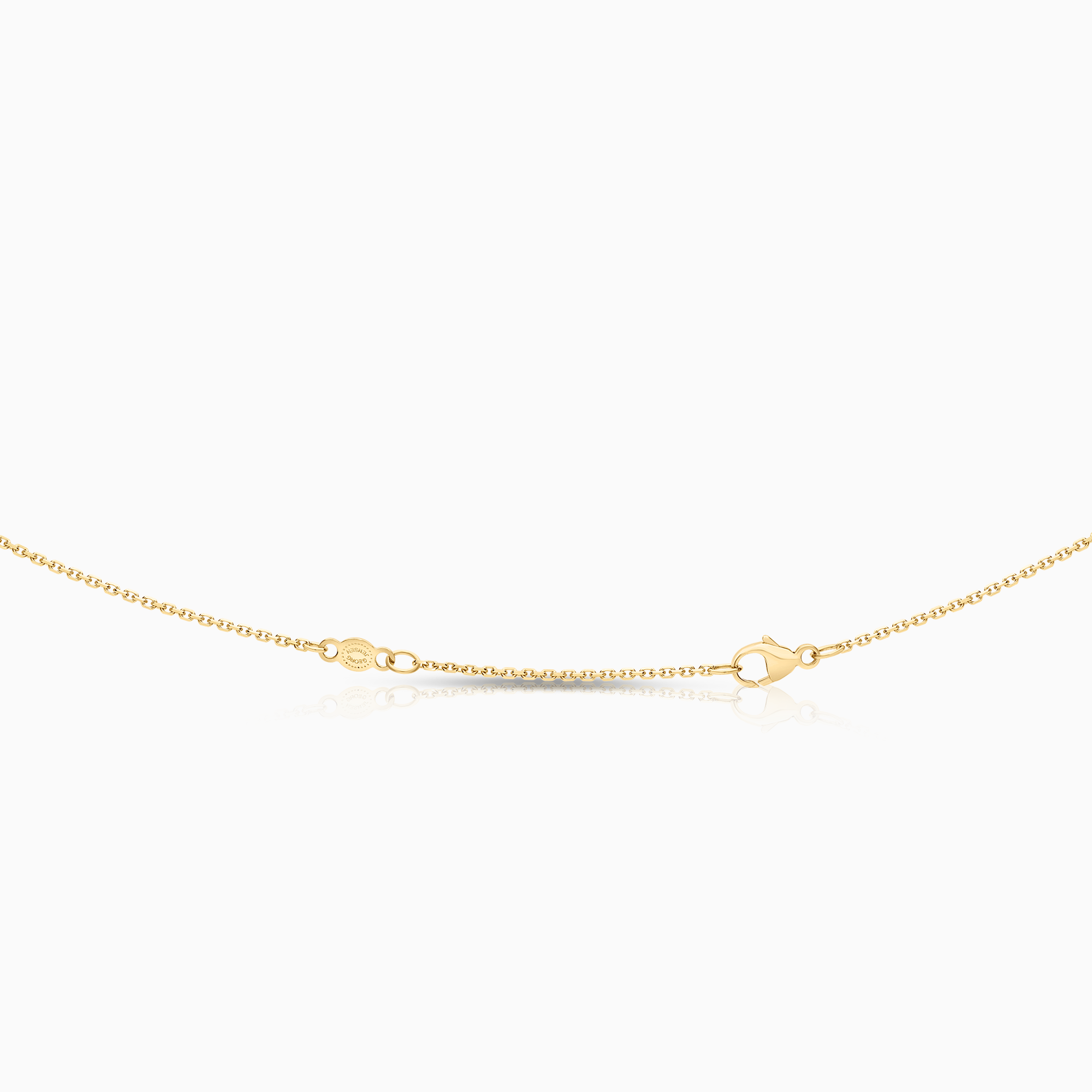 Georg Jensen "Fusion" ankarkedja med hänge 6,27g 18K guld/vitguld/roséguld