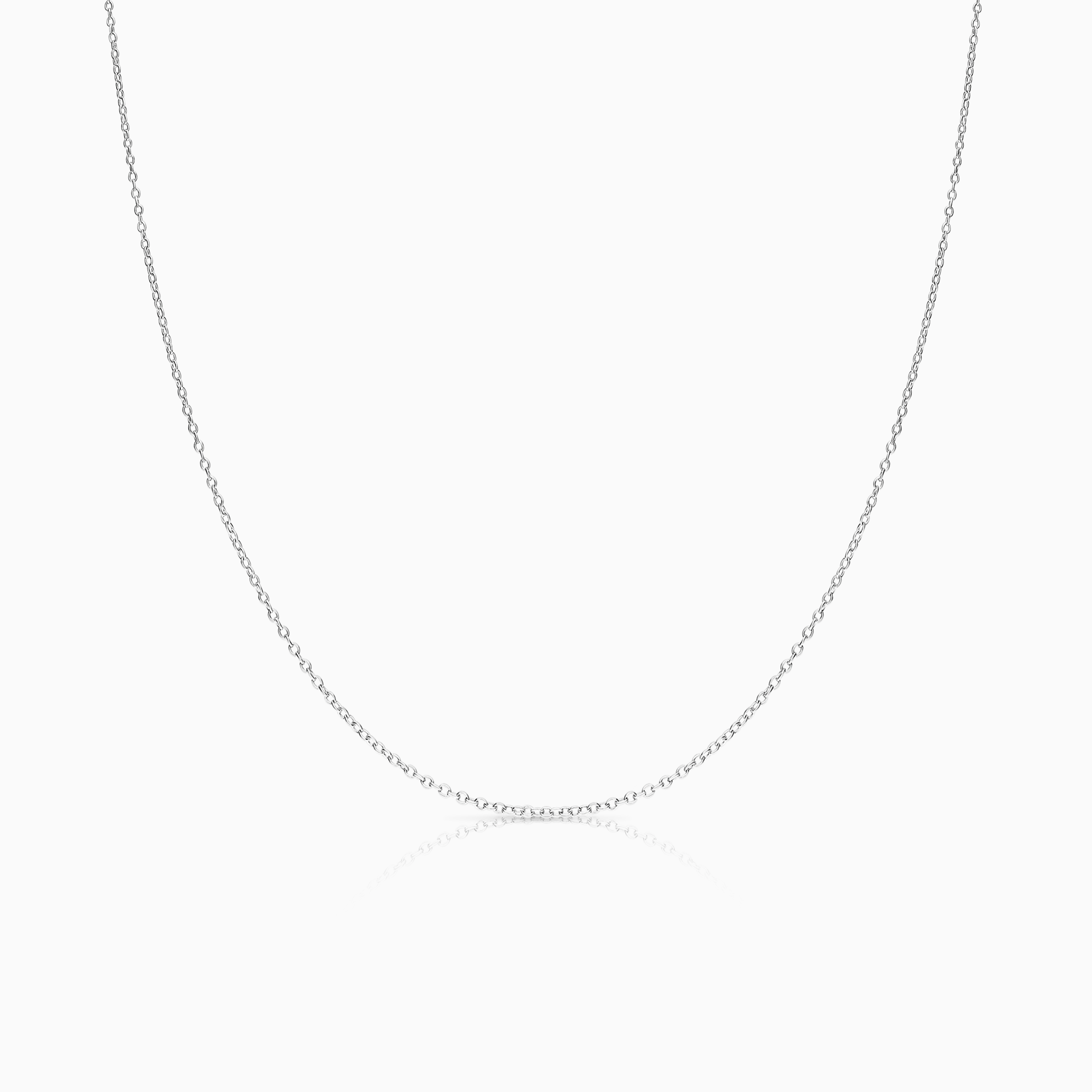 Georg Jensen cable chain 2.30g 18K white gold