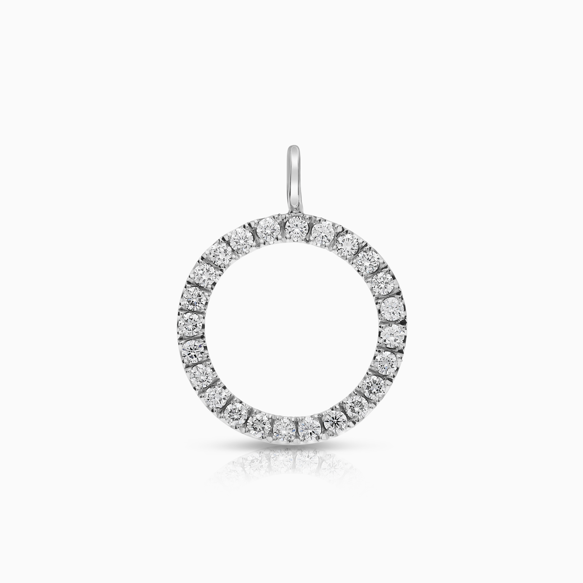 Diamanthänge 0,48ct 18K vitguld
