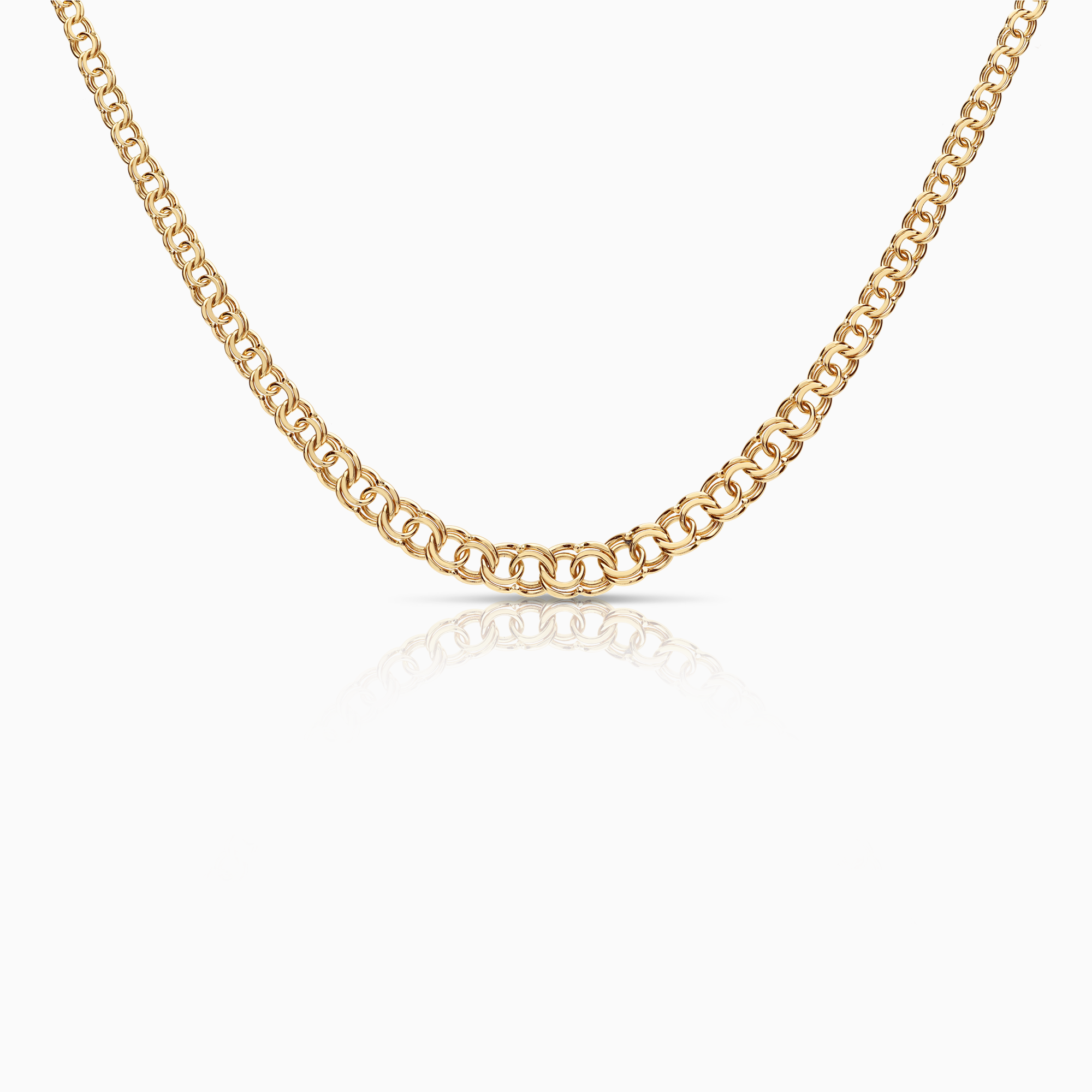 Bismarck halsband 10,39g 18K guld