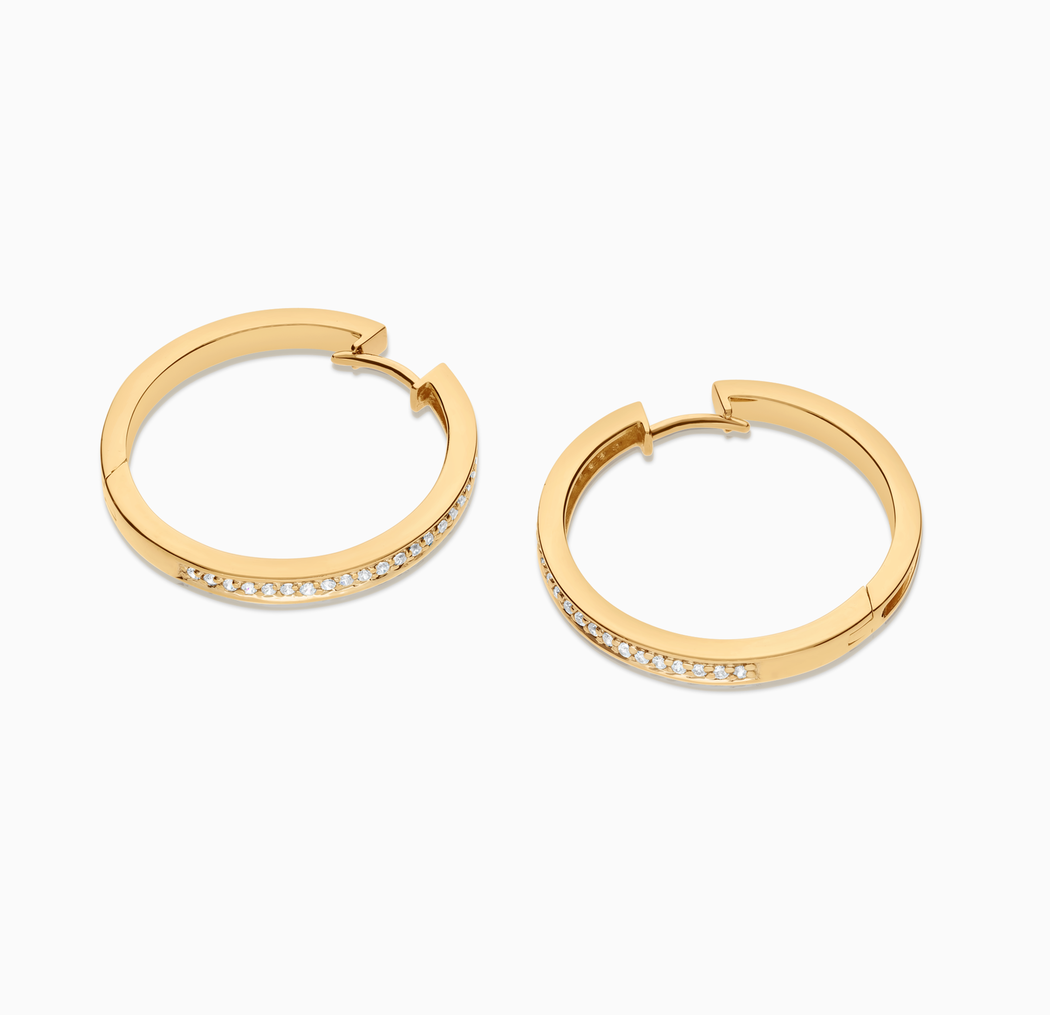 Creol örhängen 9,29g 18K guld