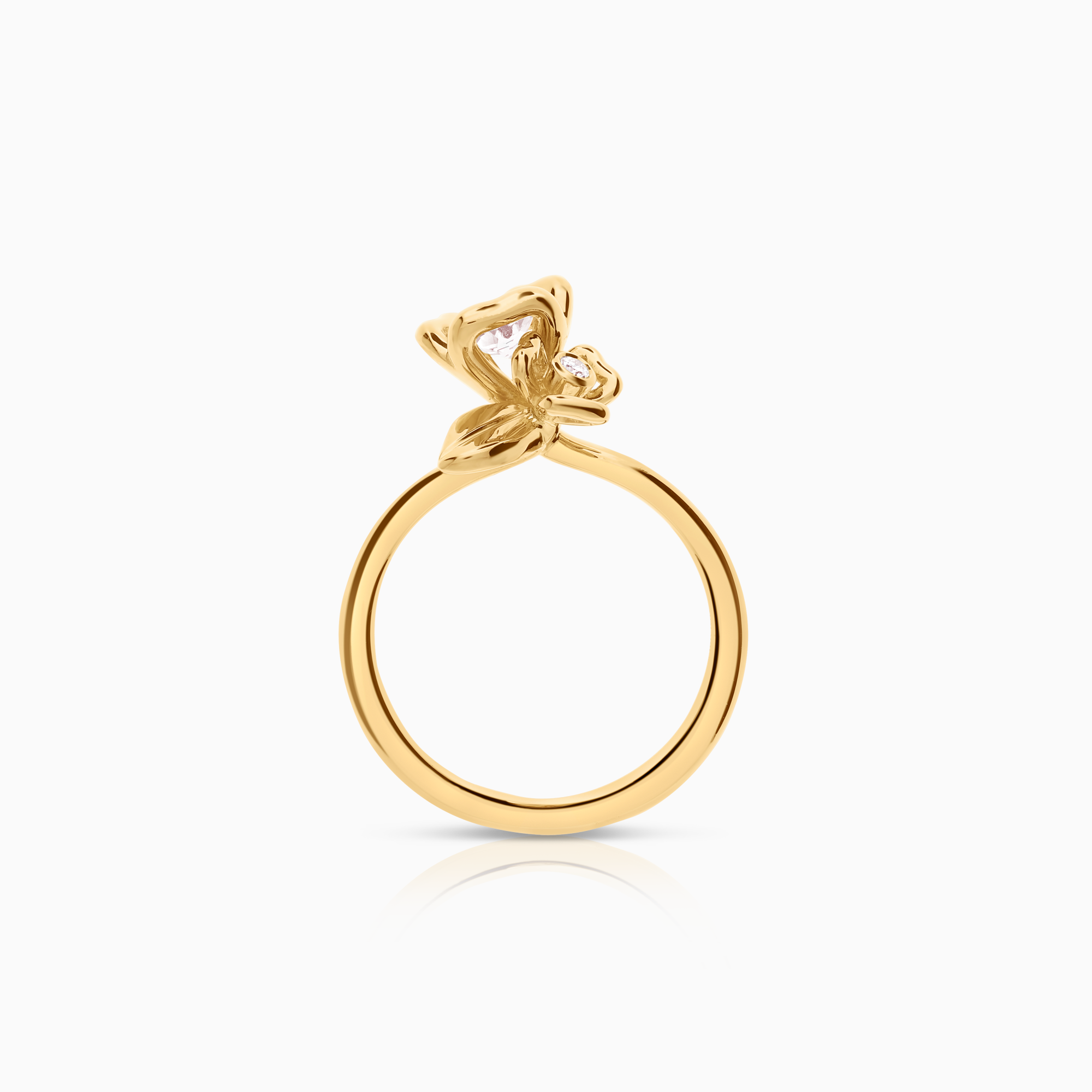 Jarl Sandin Blossom ring 0,02ct 18K guld