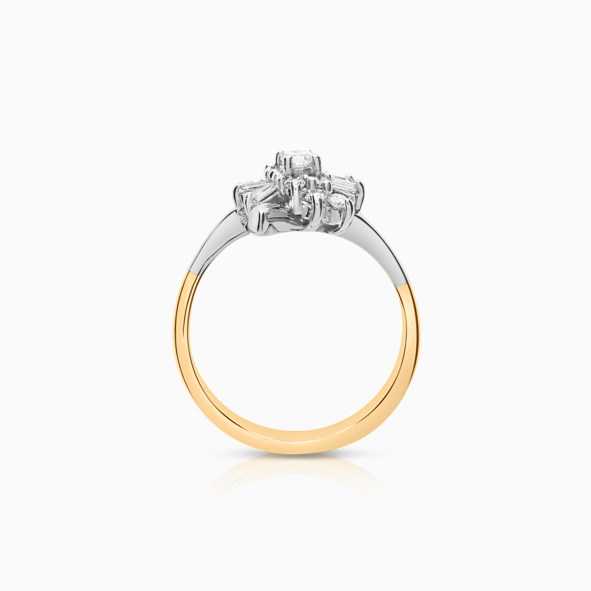 Diamantring 0,42ct 18K guld